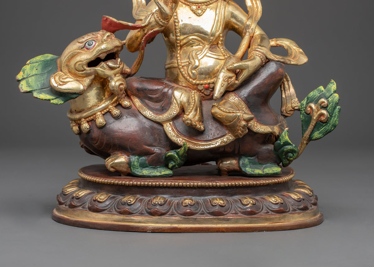 The Northern Guardian Namtoshe Statue | Tibetan Protector Deity Sculpture
