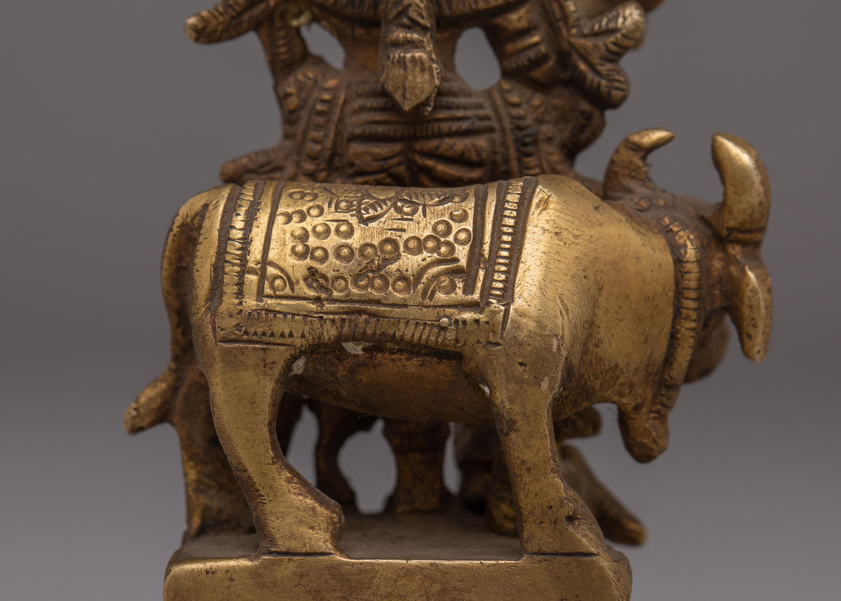 Brass Statue of Krishna | Symbol of Divine Love