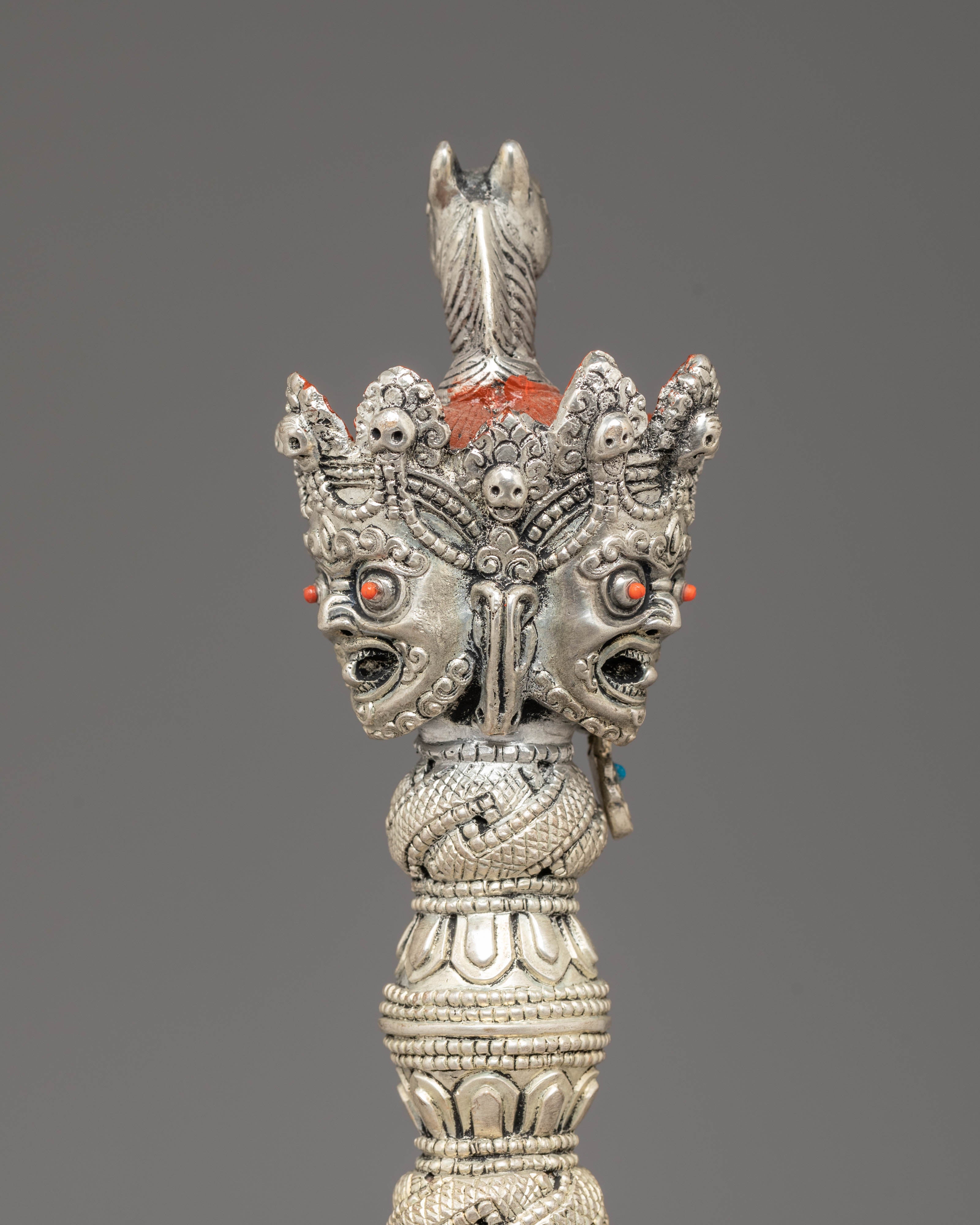 Silver Plated Phurba for Ritual Use | Symbol of Protection