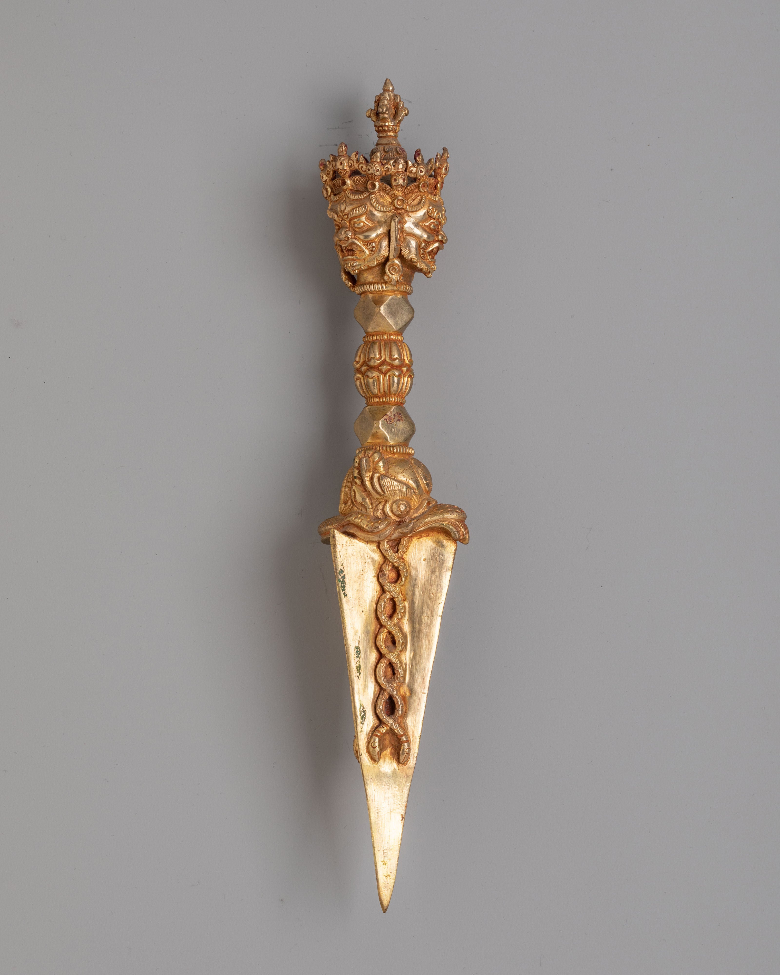 Himalayan Phurba Ritual Object | Symbol of Protection and Transformation