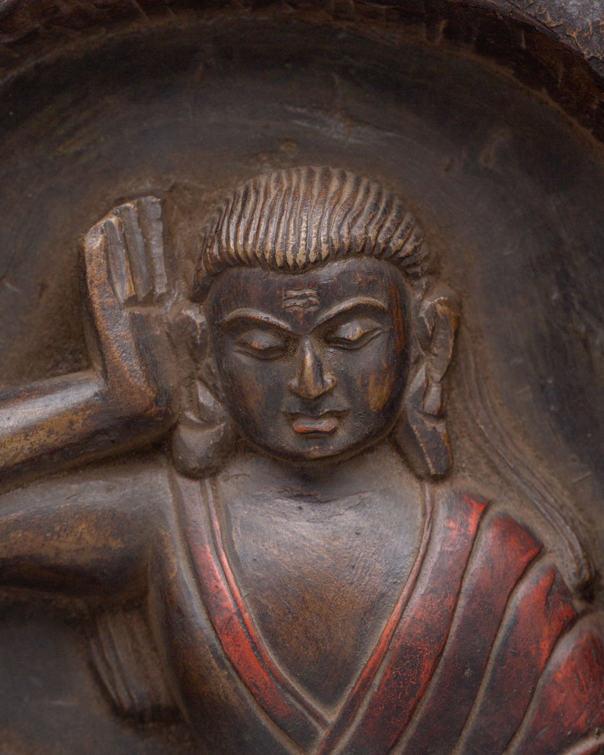 Traditional Milarepa Statue | Tibetan Master of Meditation