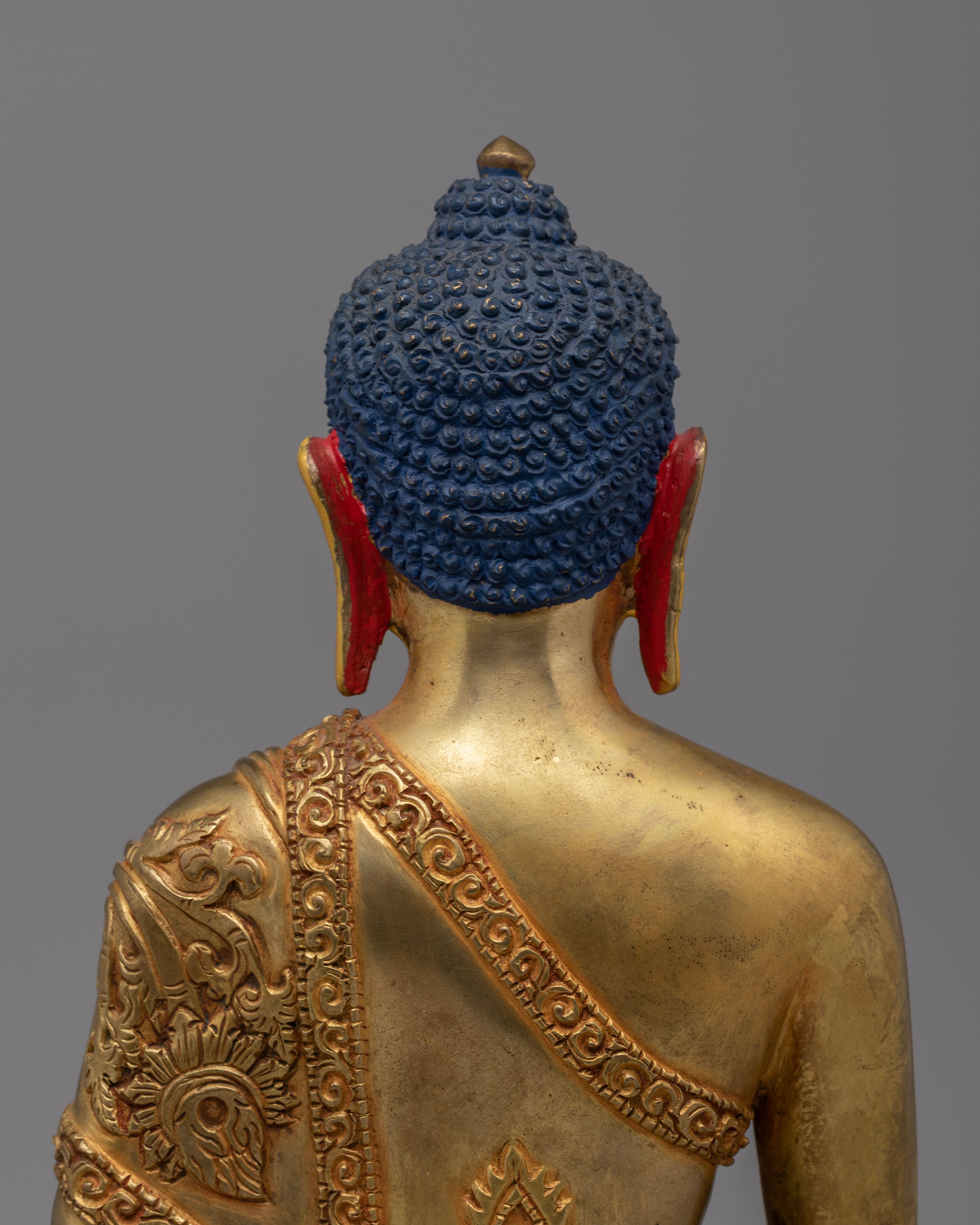 Sacred Ritual Shakyamuni Buddha Statue | Tibetan Enlightenment Figurine