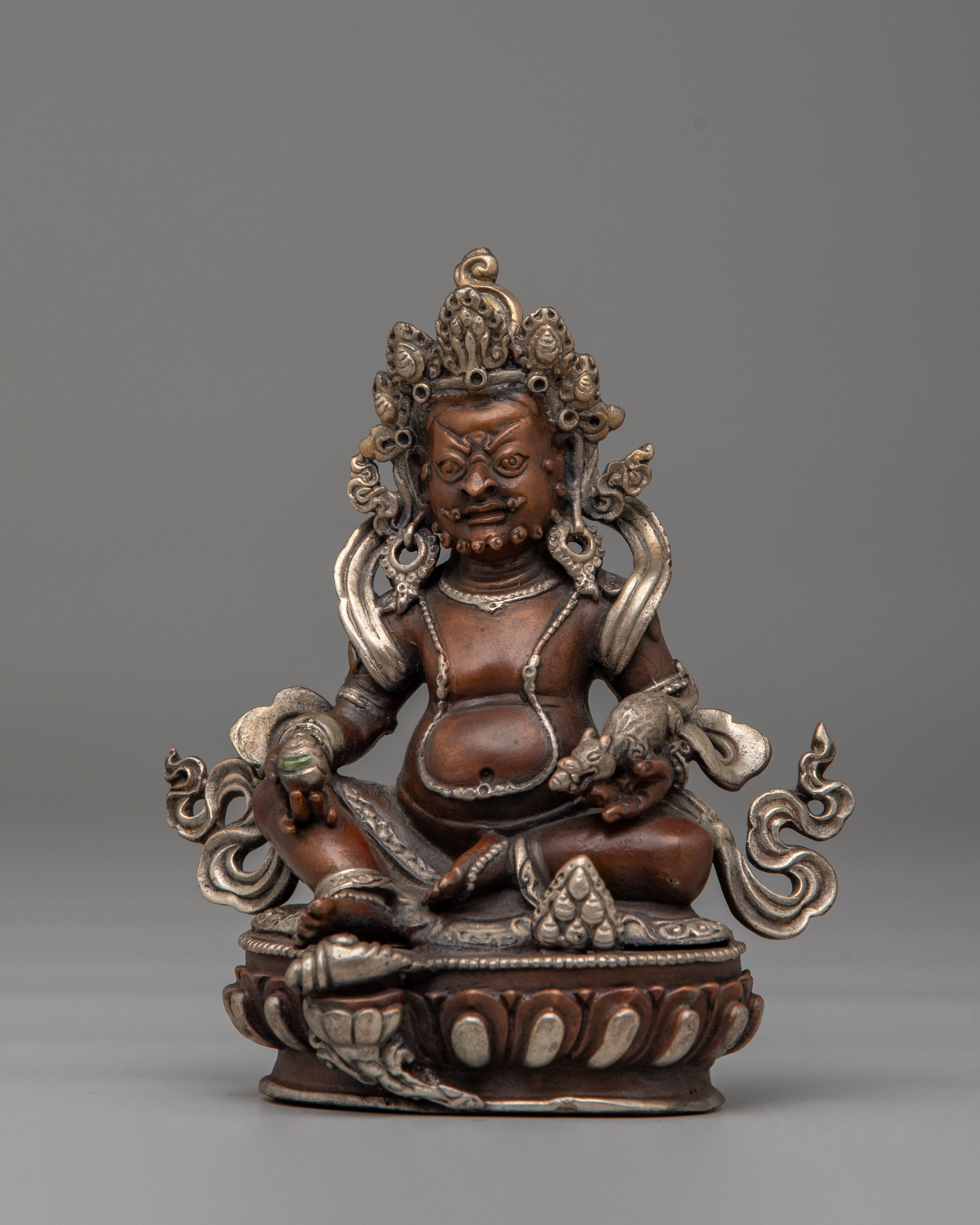 Himalayan Dzambhala Statue | Wealth Deity Sculpture