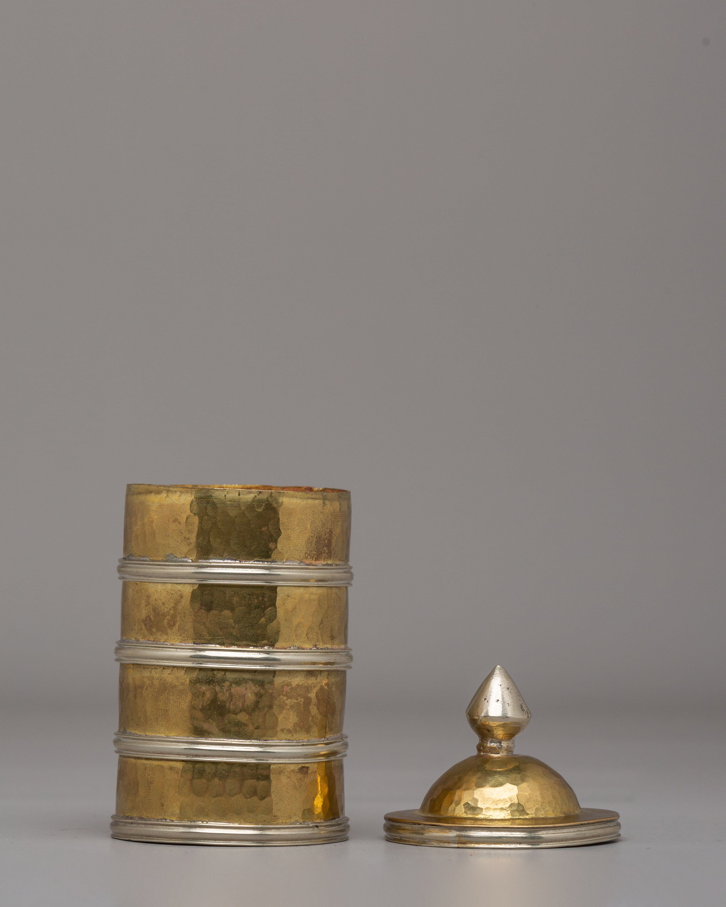 Handmade Spiritual Buddhist Ritual Rice Pot | Symbol of Prosperity & Blessings