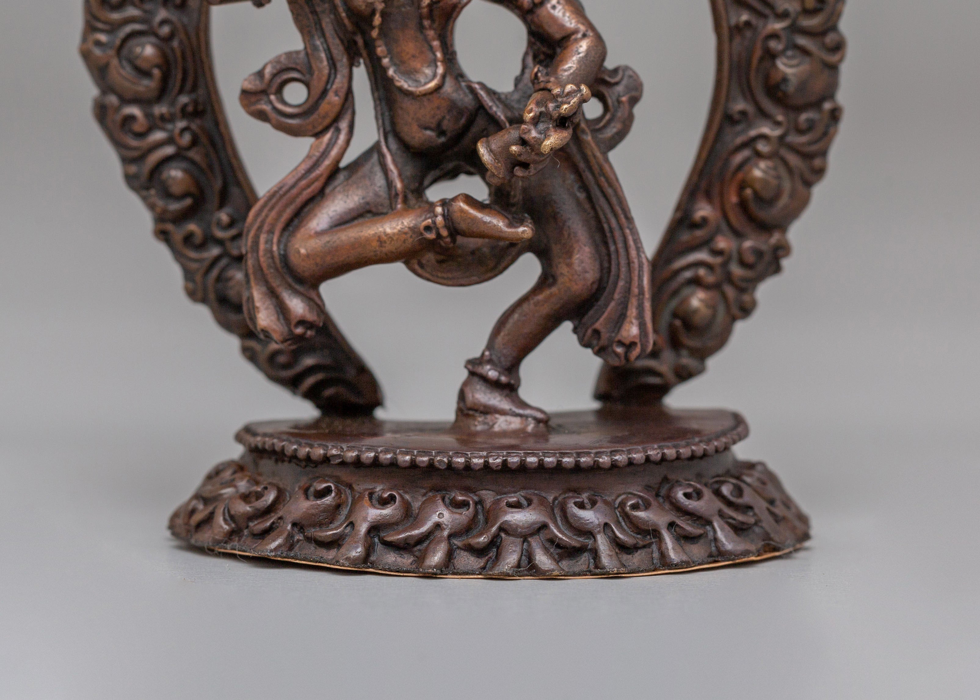 Traditional Machig Labdron Statue | Oxidized Copper Tibetan Sculpture