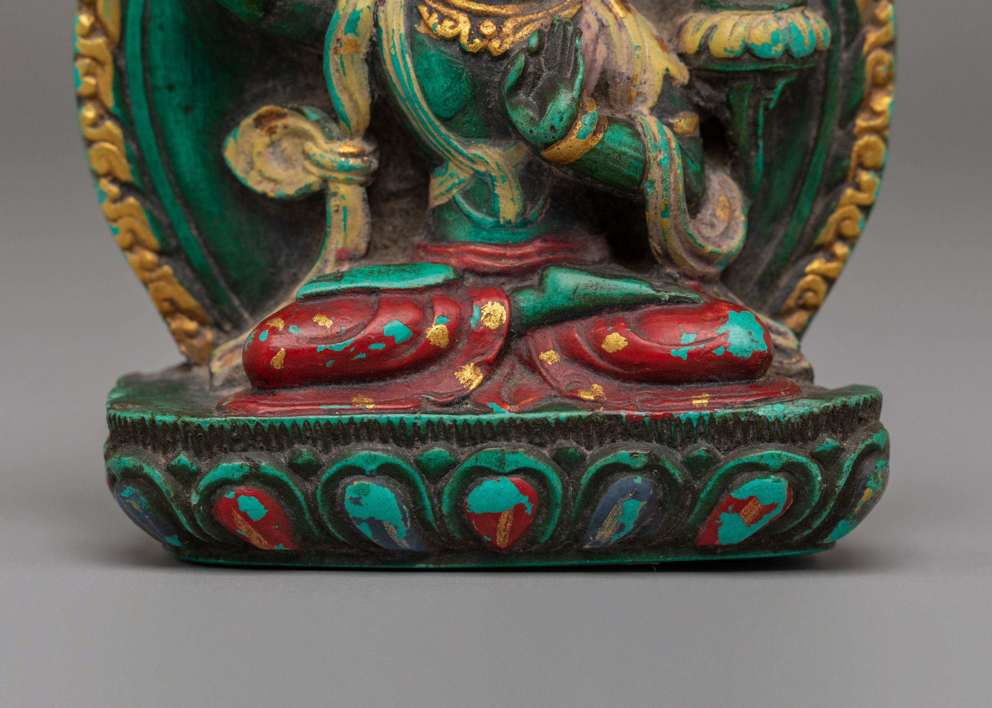 Handcrafted Sacred Manjushri Sculpture | Bodhisattva of Wisdom