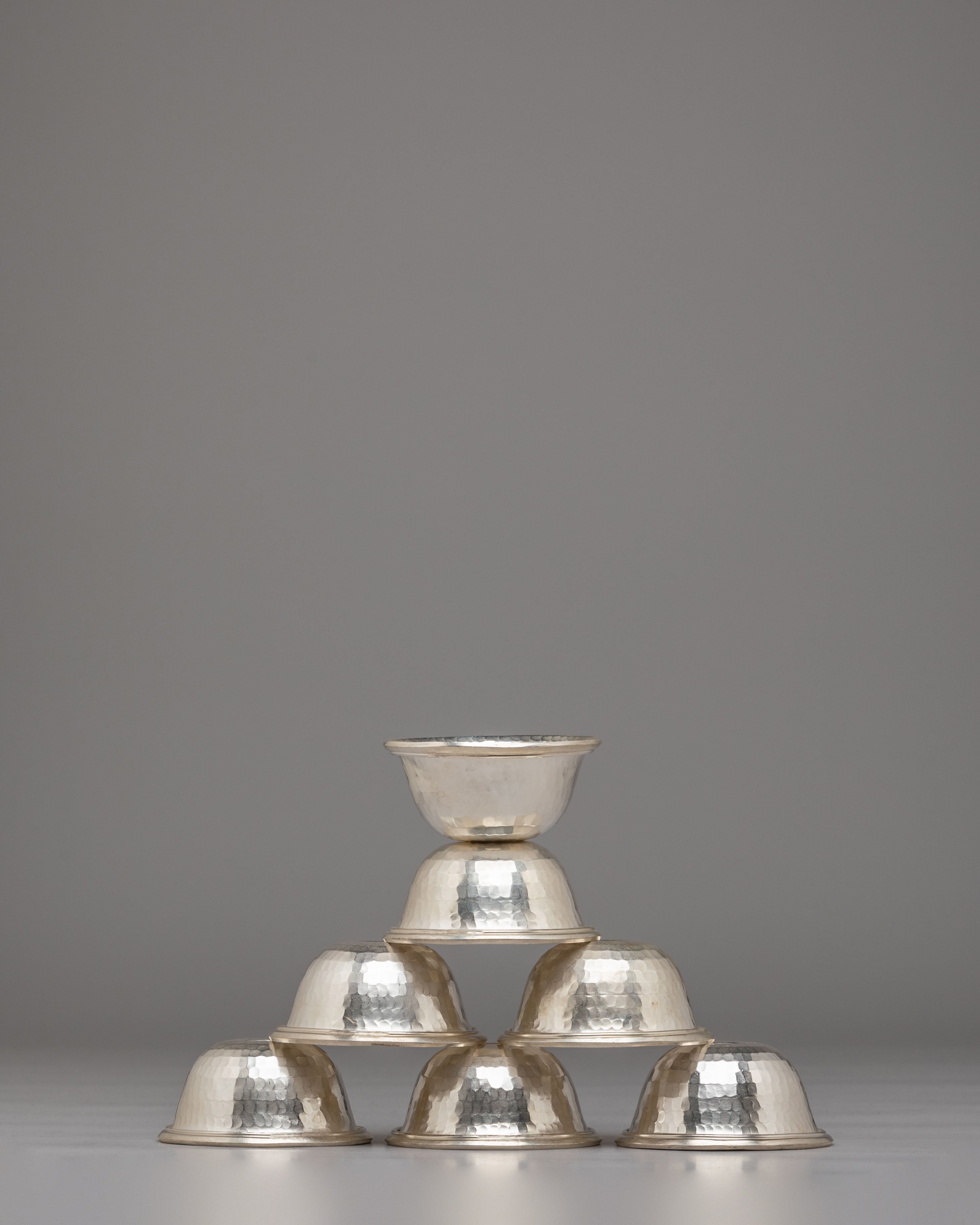 Offering Bowls Set for Buddhist Rituals | Ritual Water Set for Altar & Spiritual Practice