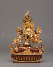 Spiritual White Tara Goddess Statue