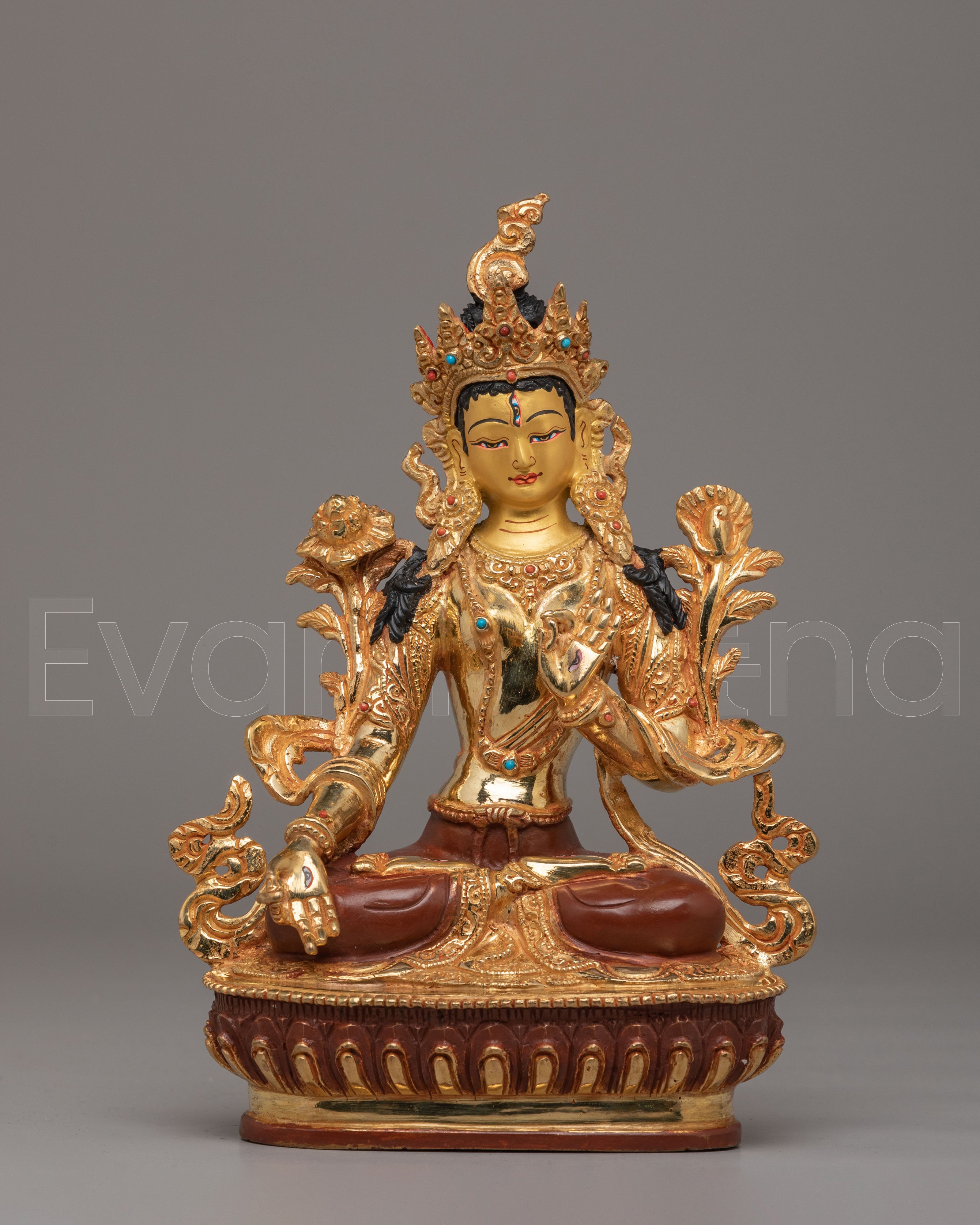 Spiritual White Tara Goddess Statue