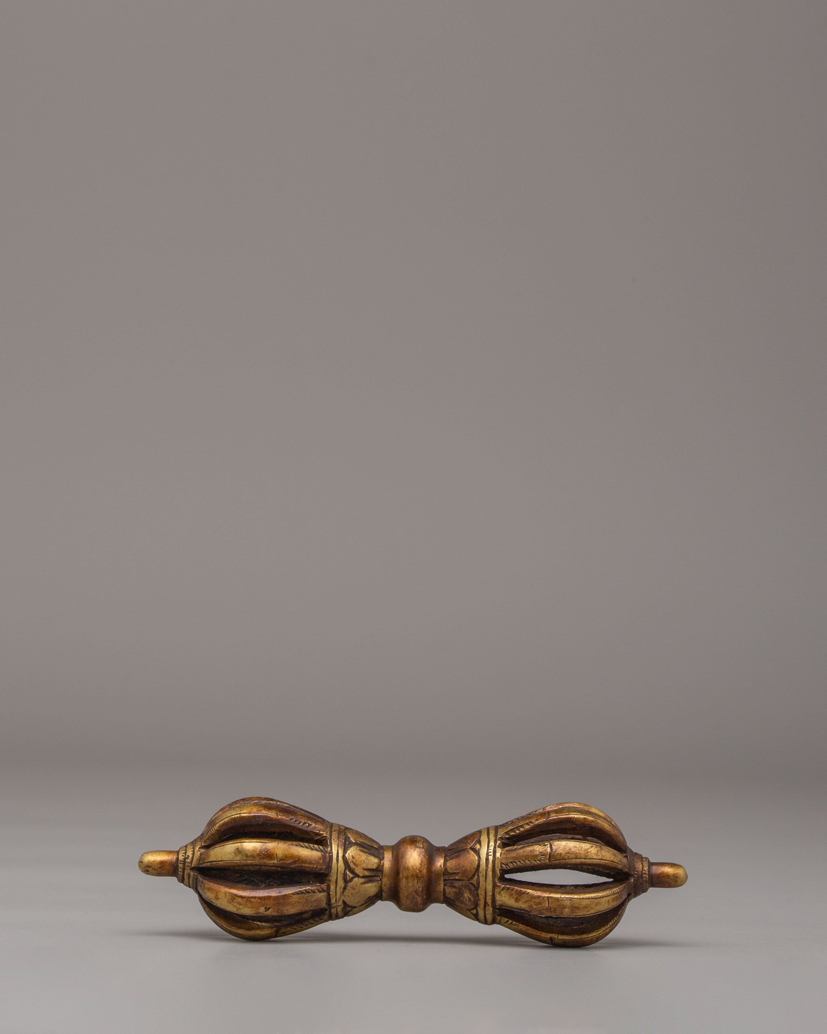 Himalayan Altar Vajra and Bell Set | Handcrafted Ritual Tools for Spiritual Practice