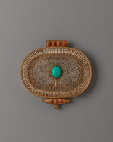 Tibetan Ghau Prayer Pendant