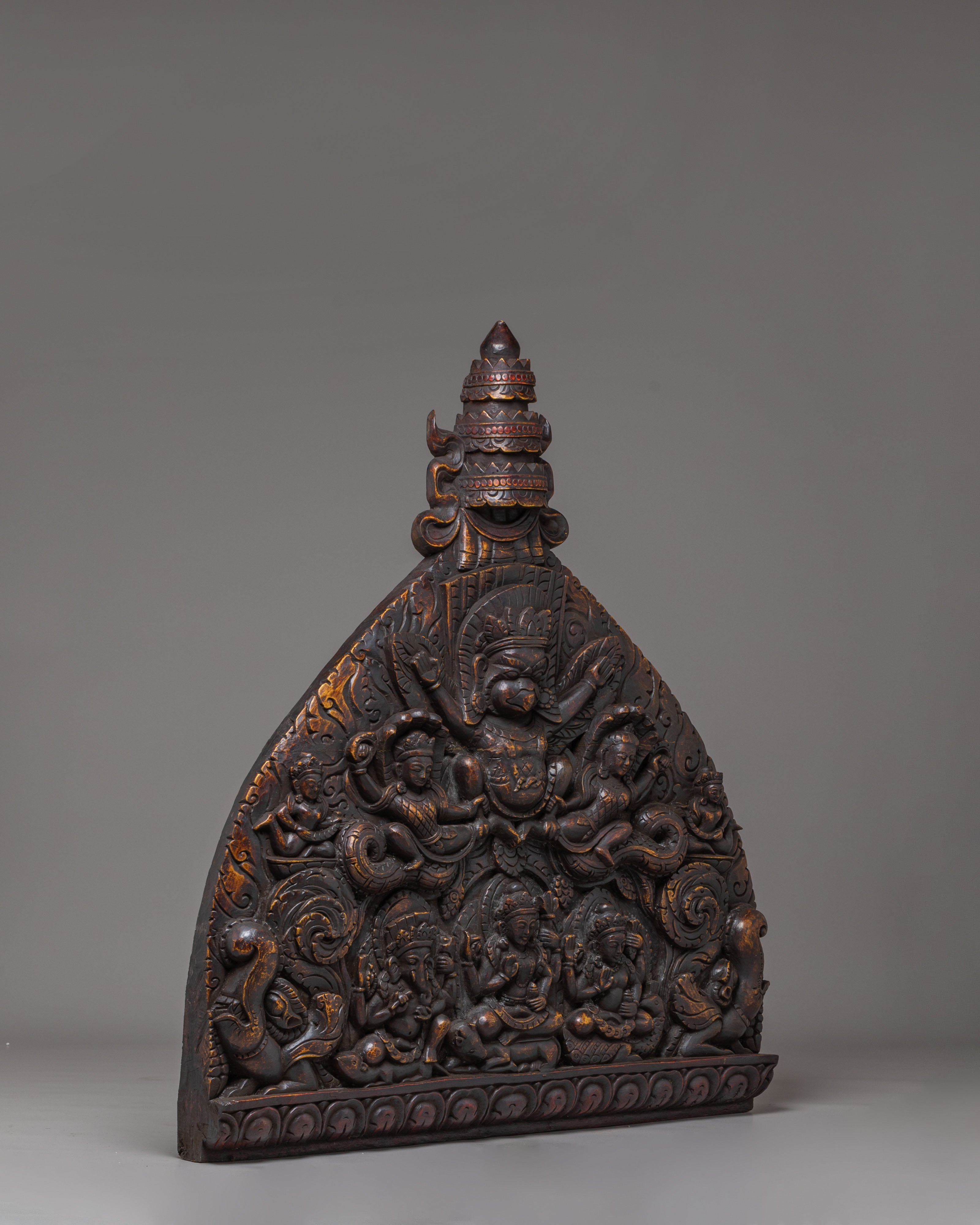 Sacred Divine Guardian Torana | Traditional Buddhist Artwork