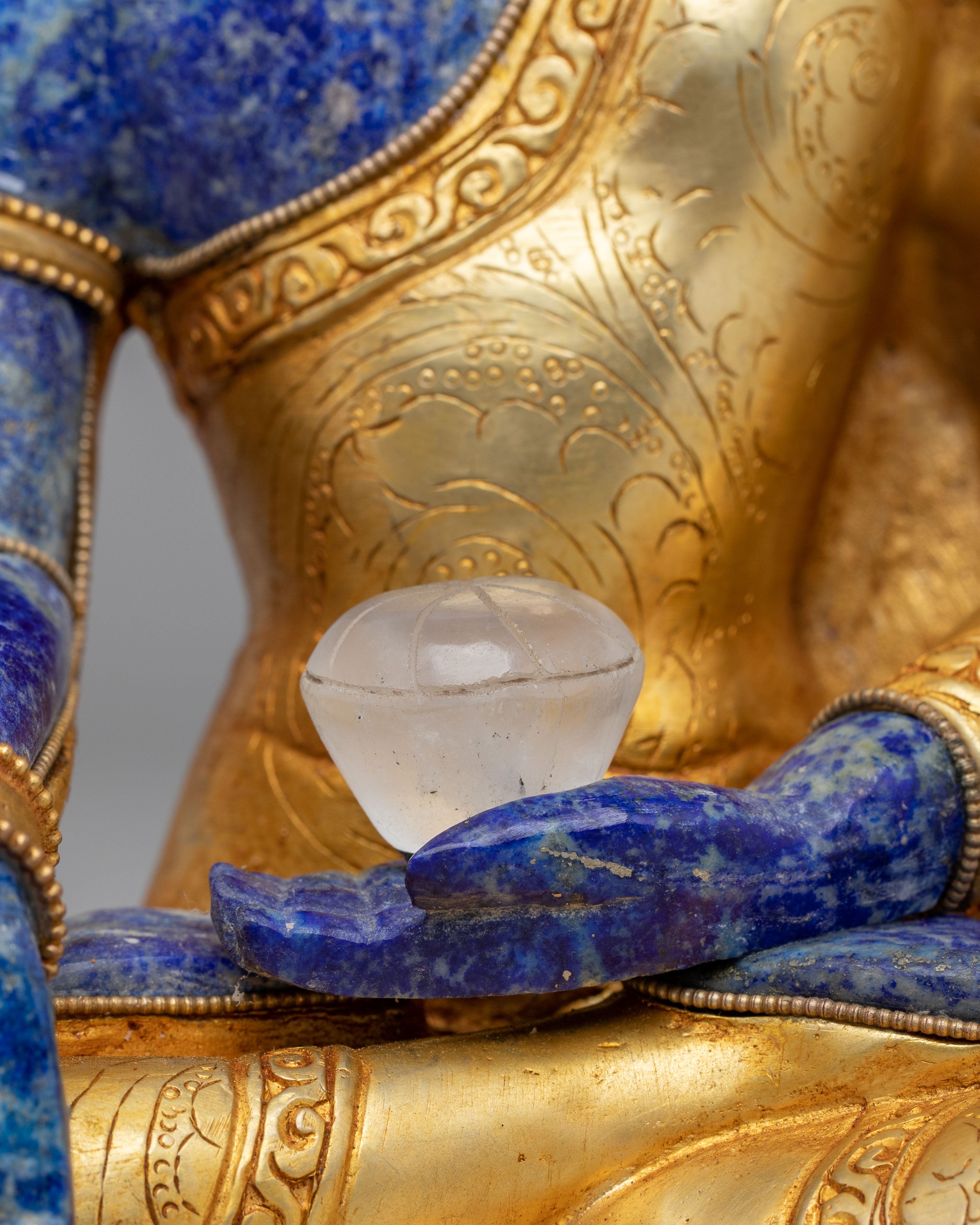 Sacred Tibetan Medicine Buddha Statue | Healing Buddha Artwork for Meditation