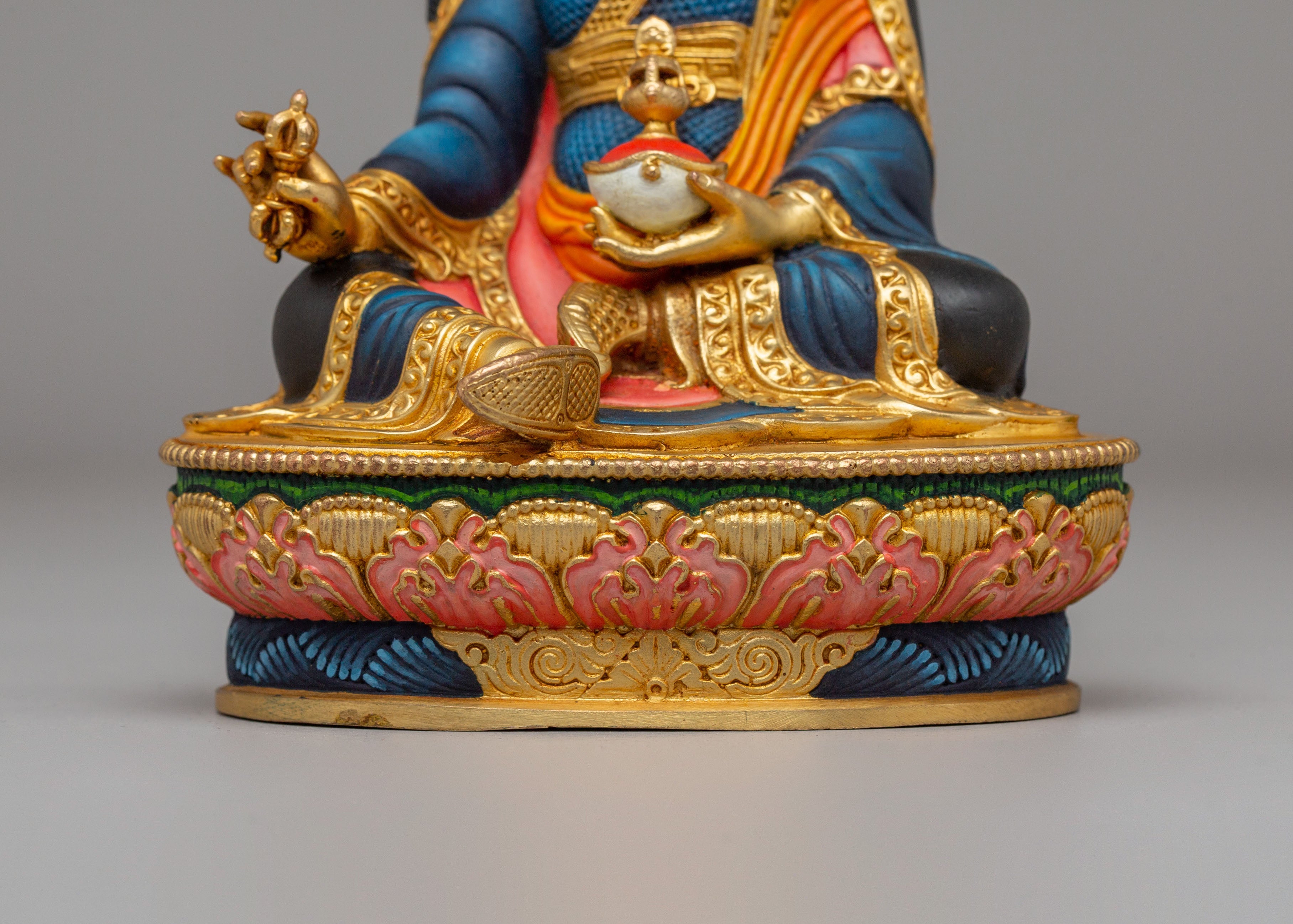 Buddhist Padmasambhava Statue | Sacred Guru Rinpoche Art