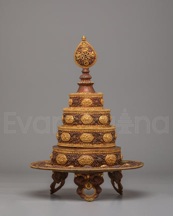 Tibetan Sacred Mandala for Altar Decor 