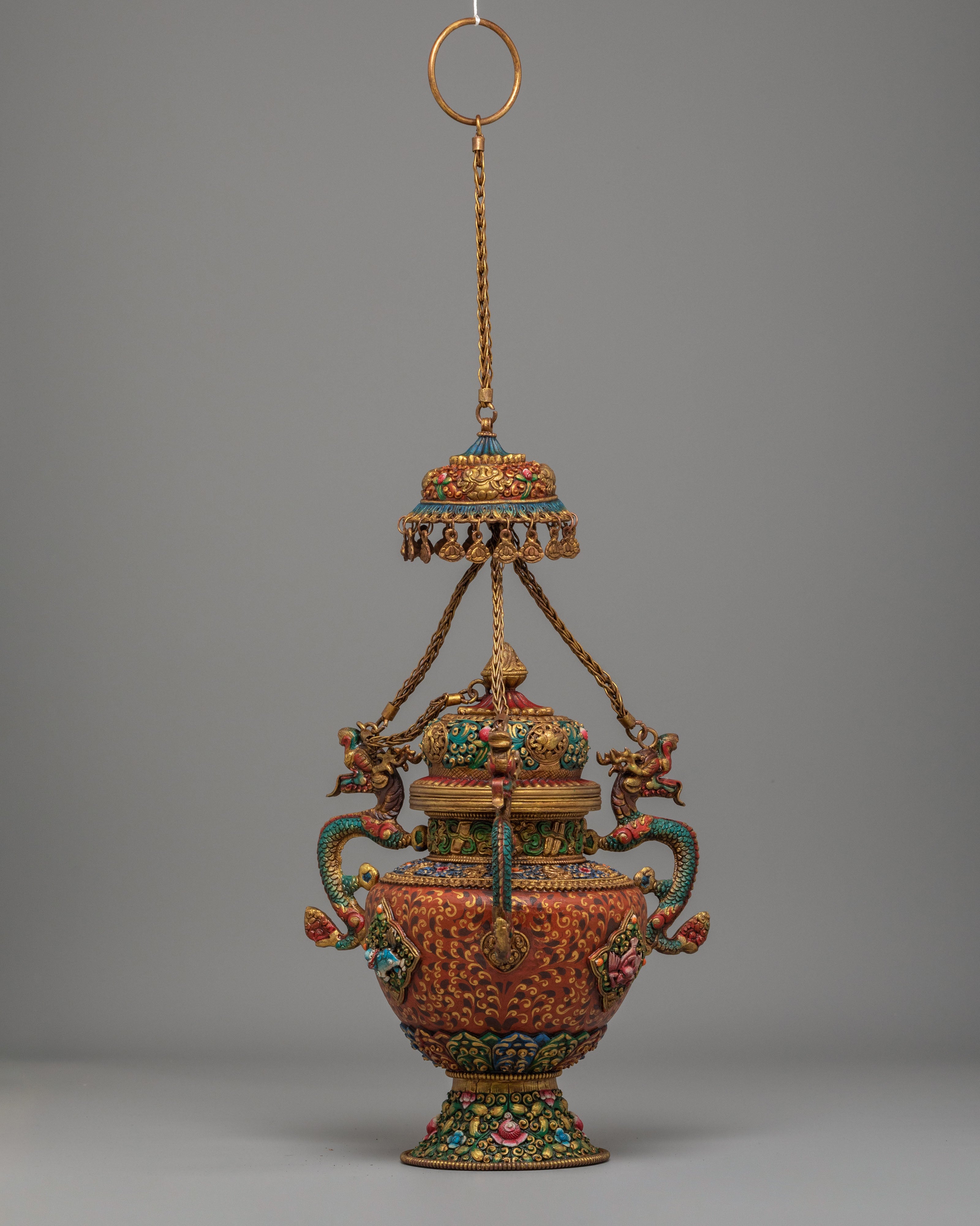 Ceremonial Ritual Incense Burner | Traditional Himalayan Art