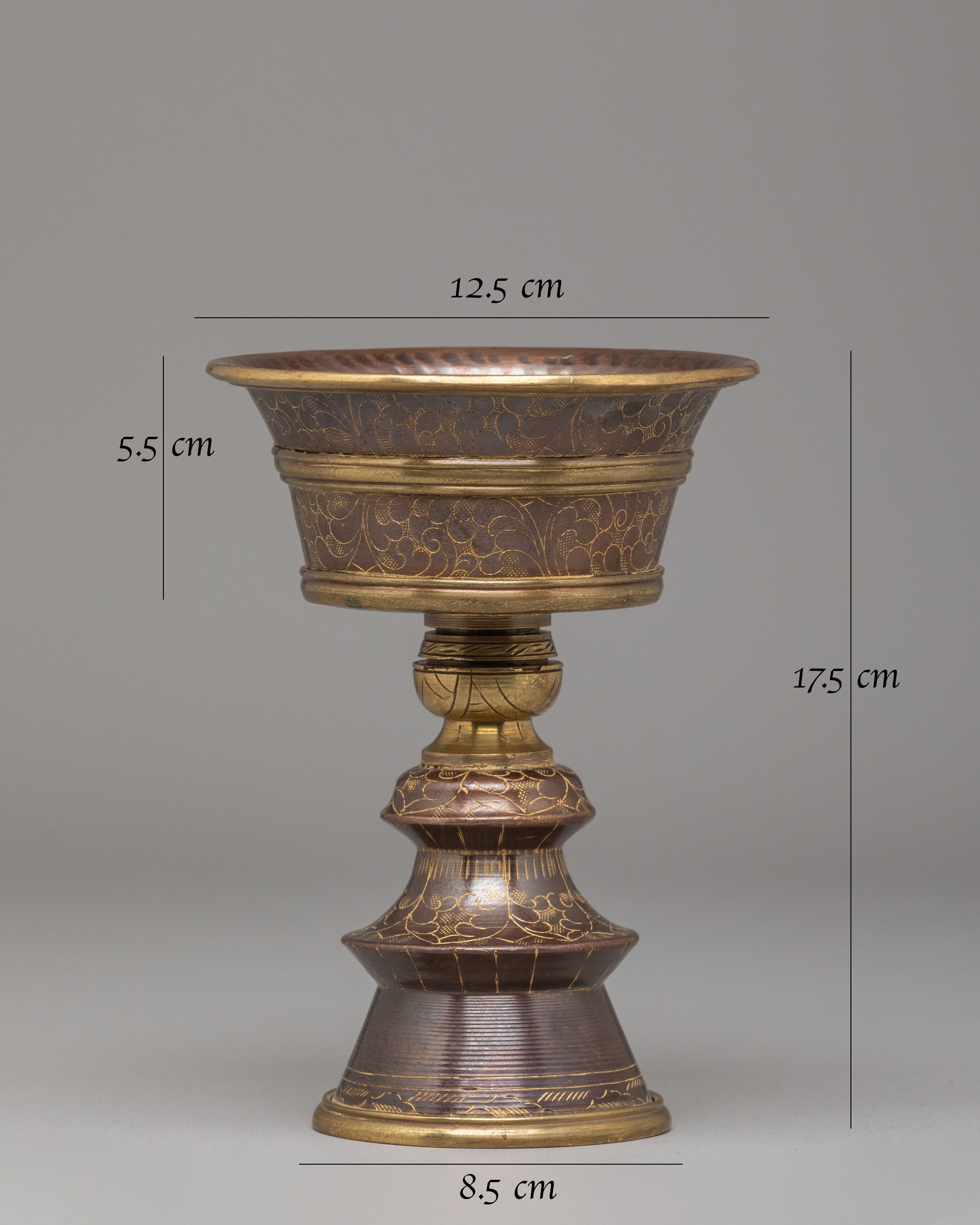 Sacred Tibetan Offering Lamp | Spiritual Light Offerings