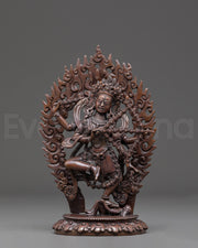 Handcrafted Kurukulla Buddhist Statue | Tibetan Artwork for Altar Decor