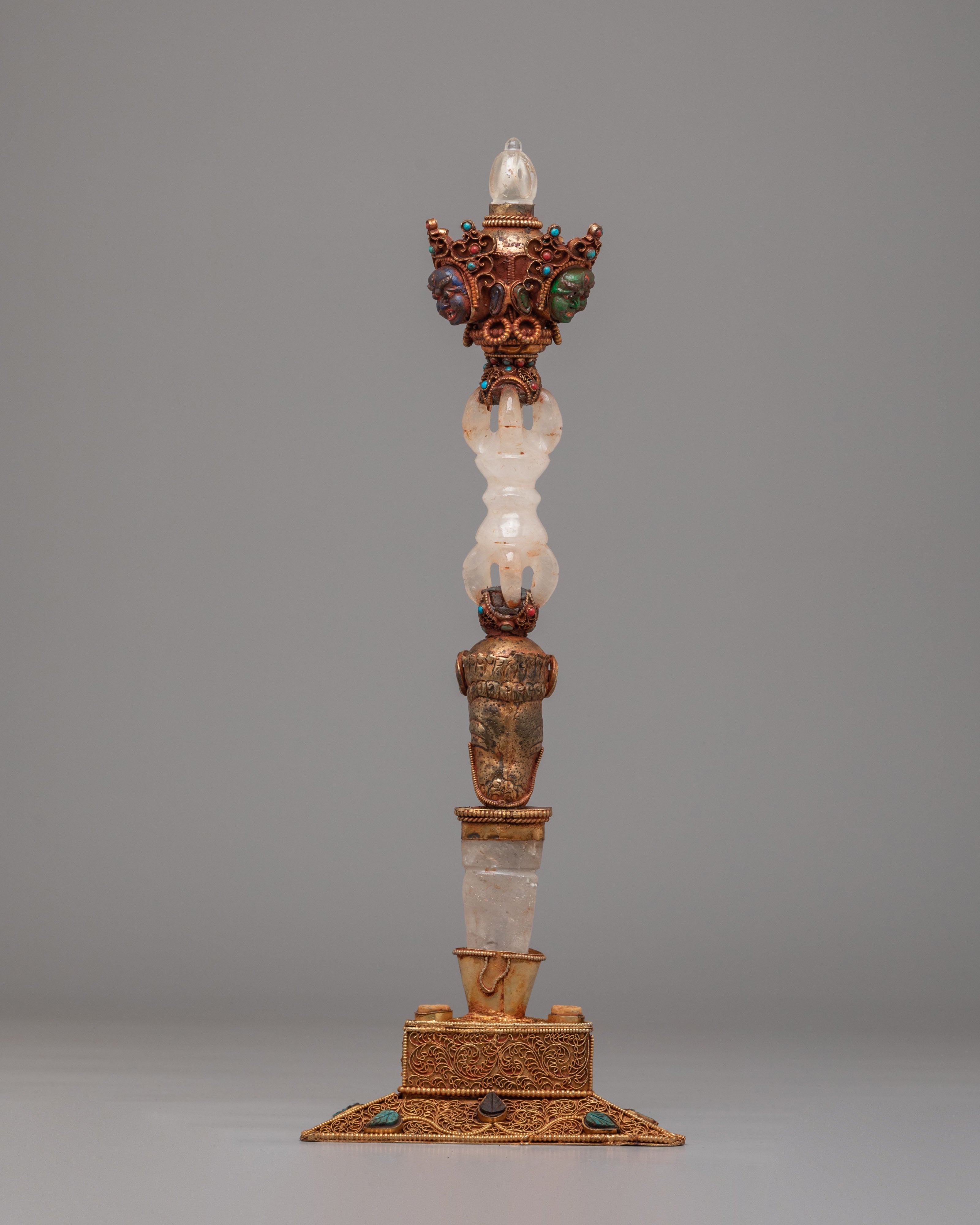 Vajrayana Ritual Phurba | Tibetan Buddhist Knife for Spiritual Ceremonies