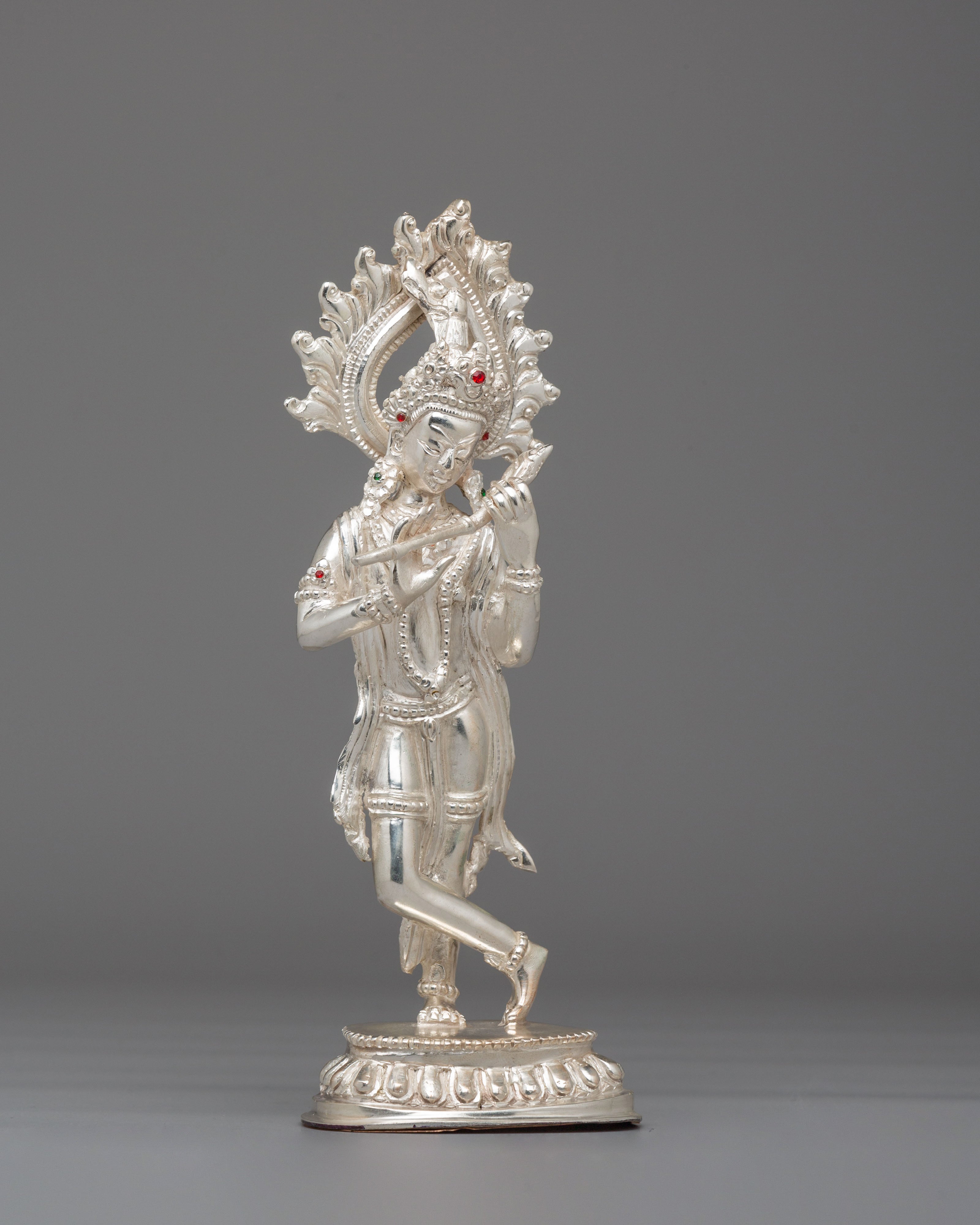 Himalayan Krishna Statue | Divine Artwork for Spiritual Decor