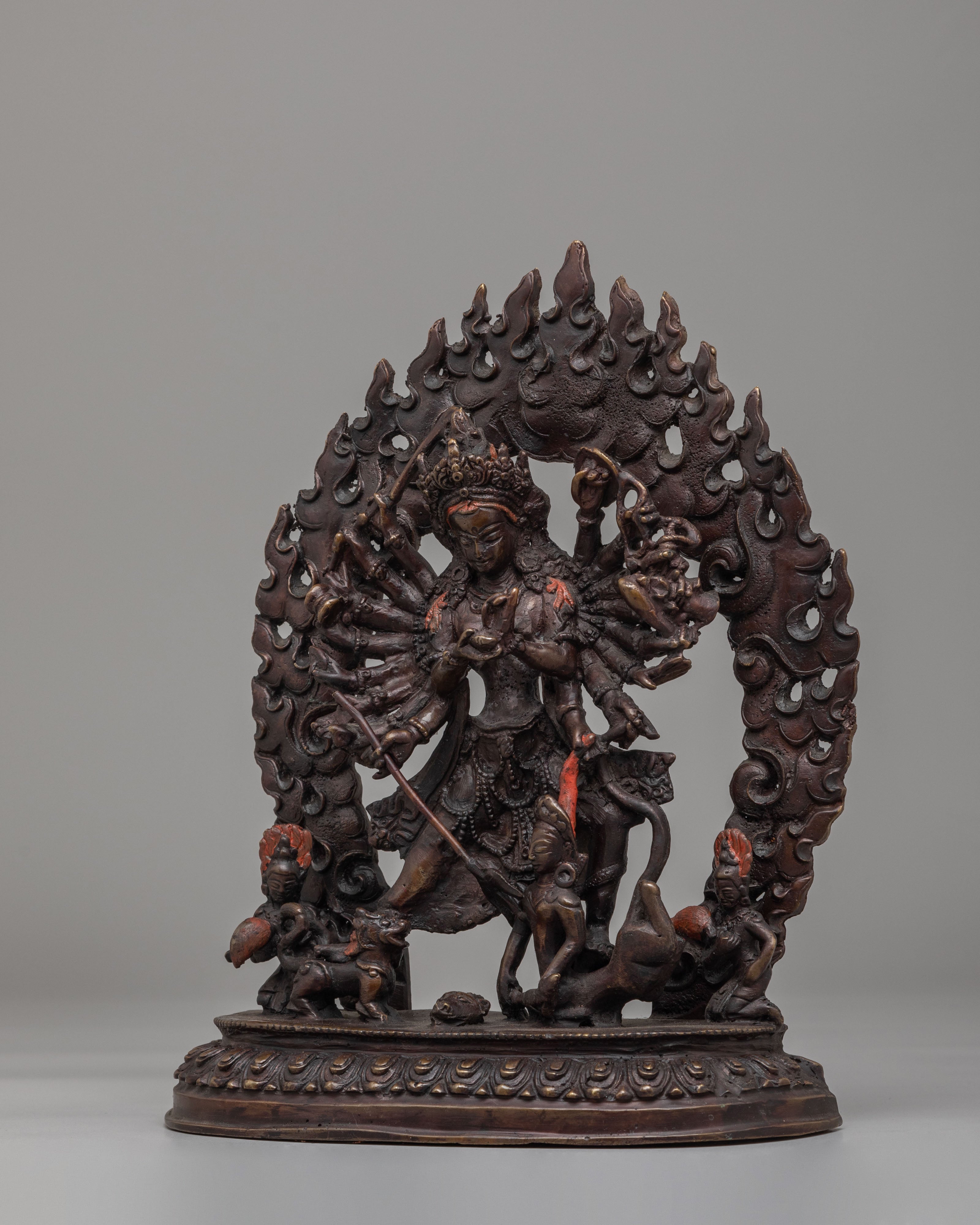 Sacred Lord Durga Statue | Divine Hindu Goddess Sculpture