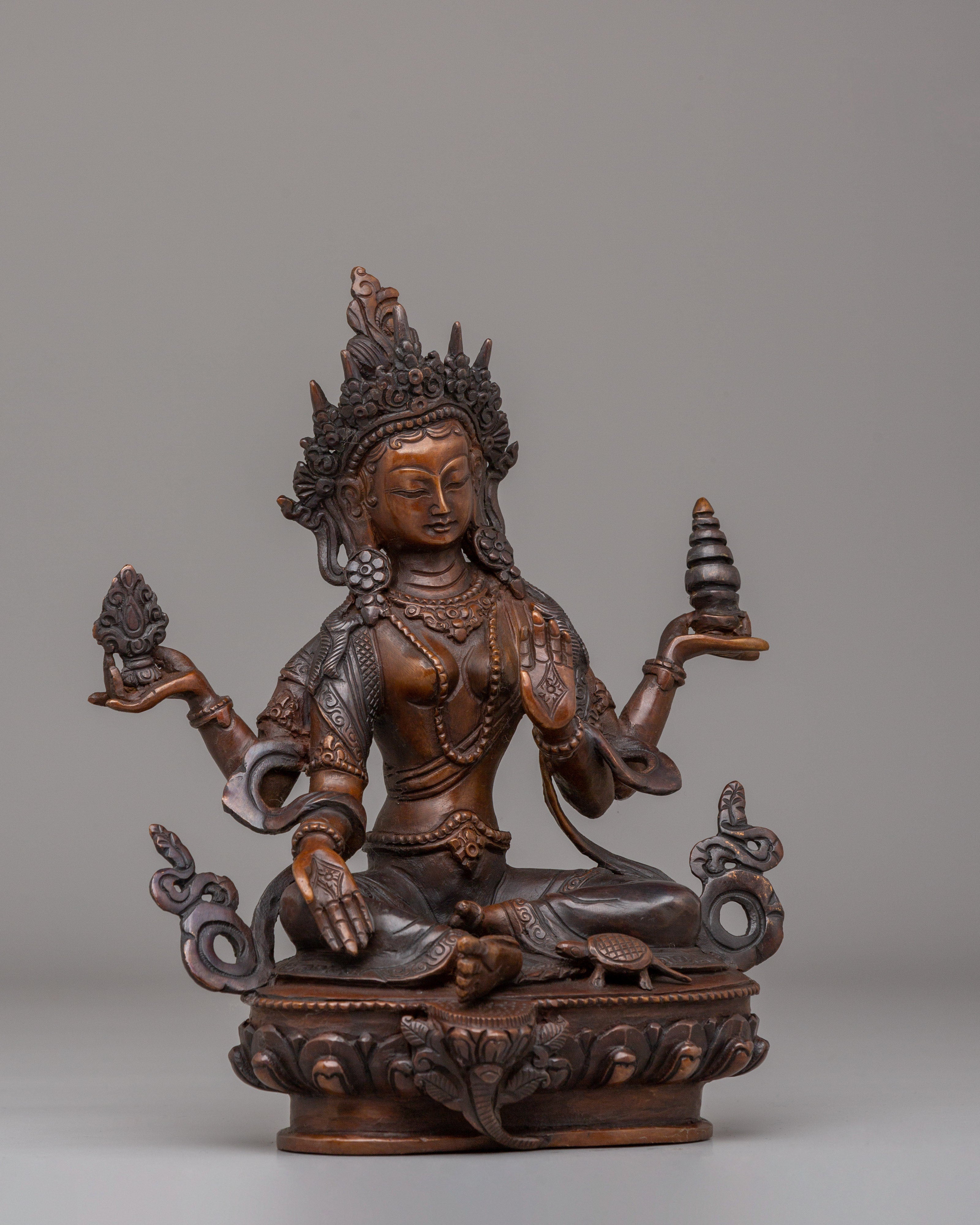 Scared Laxmi Handcrafted Statue | Hindu Deity Figurine