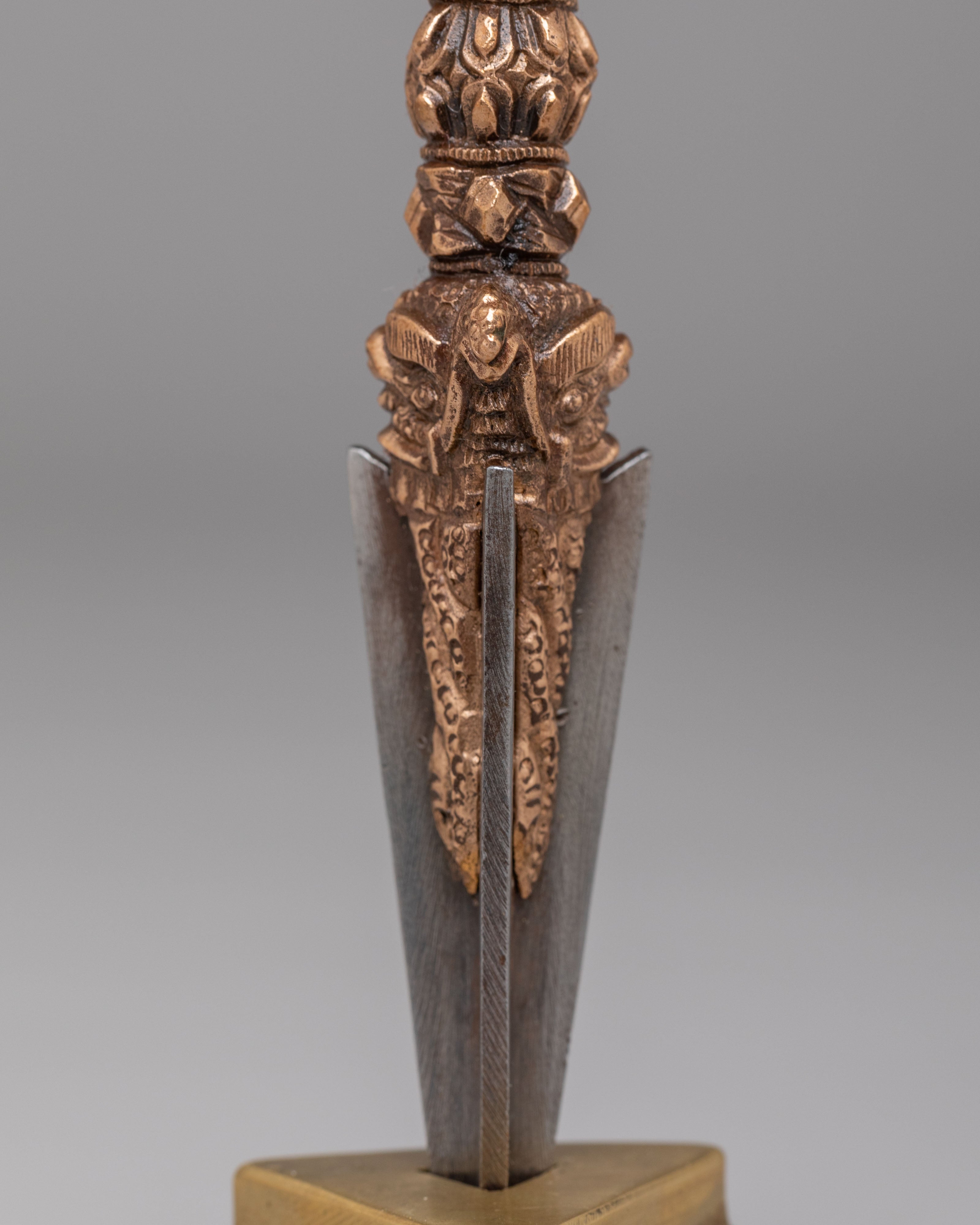 Sacred Phurba for Ritual Use | Traditional Vajrayana Ceremonial Dagger