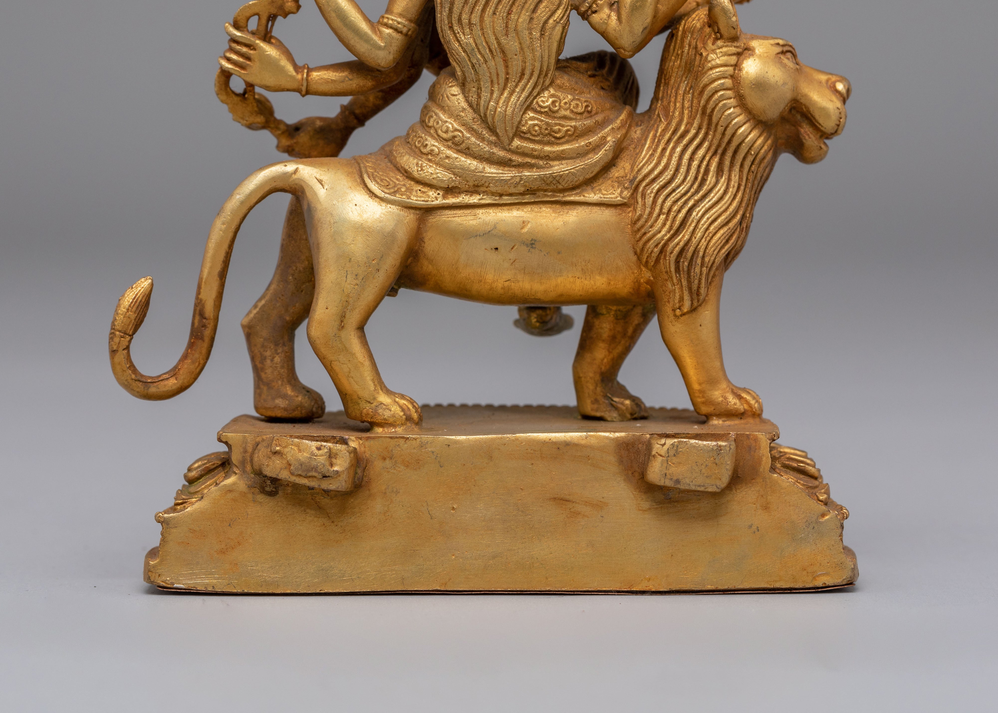 Durga Protector Goddess Statue | Durga on Lion Mount