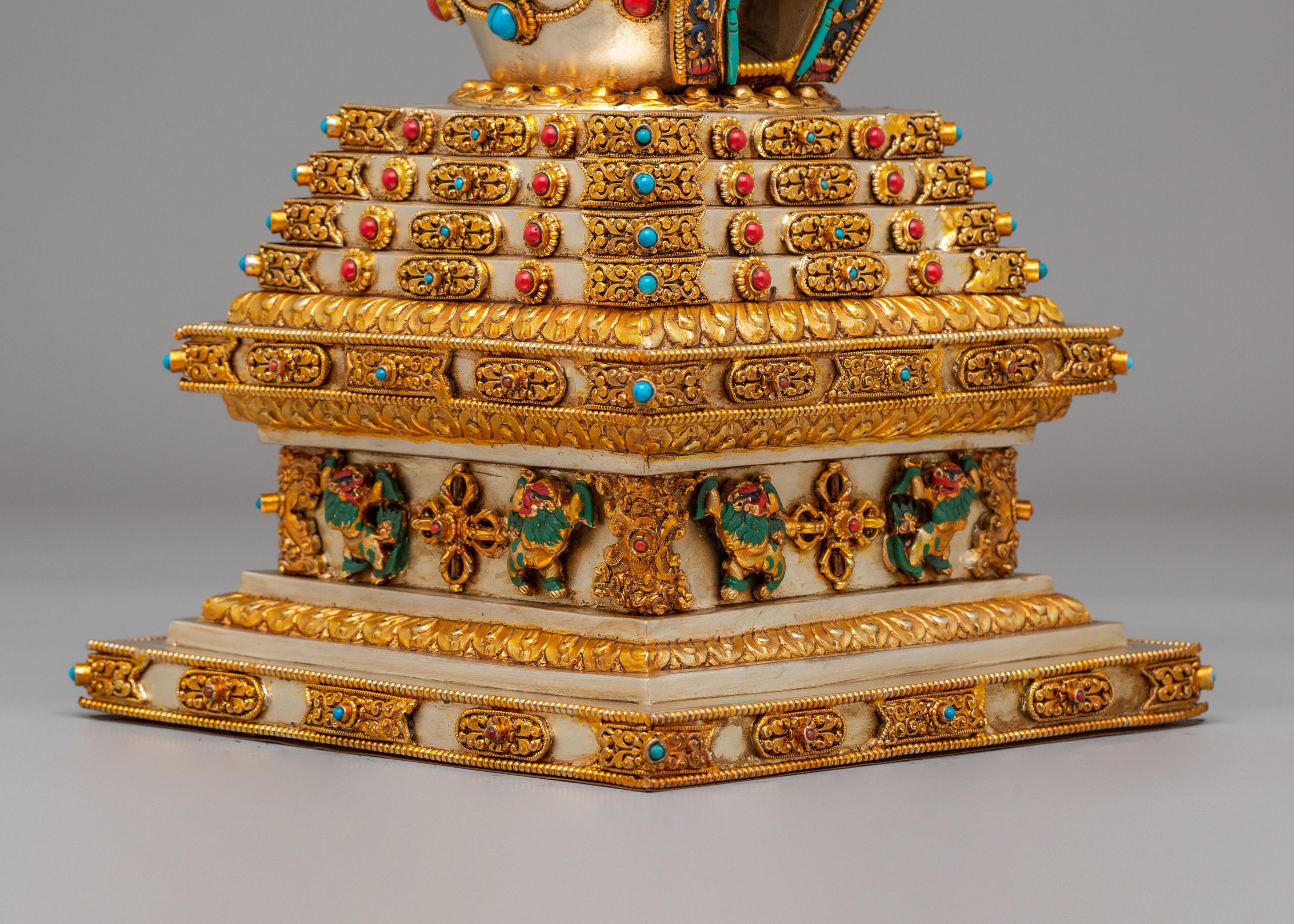 Handcrafted Enlightenment Chorten | Spiritual Stupa for Meditation