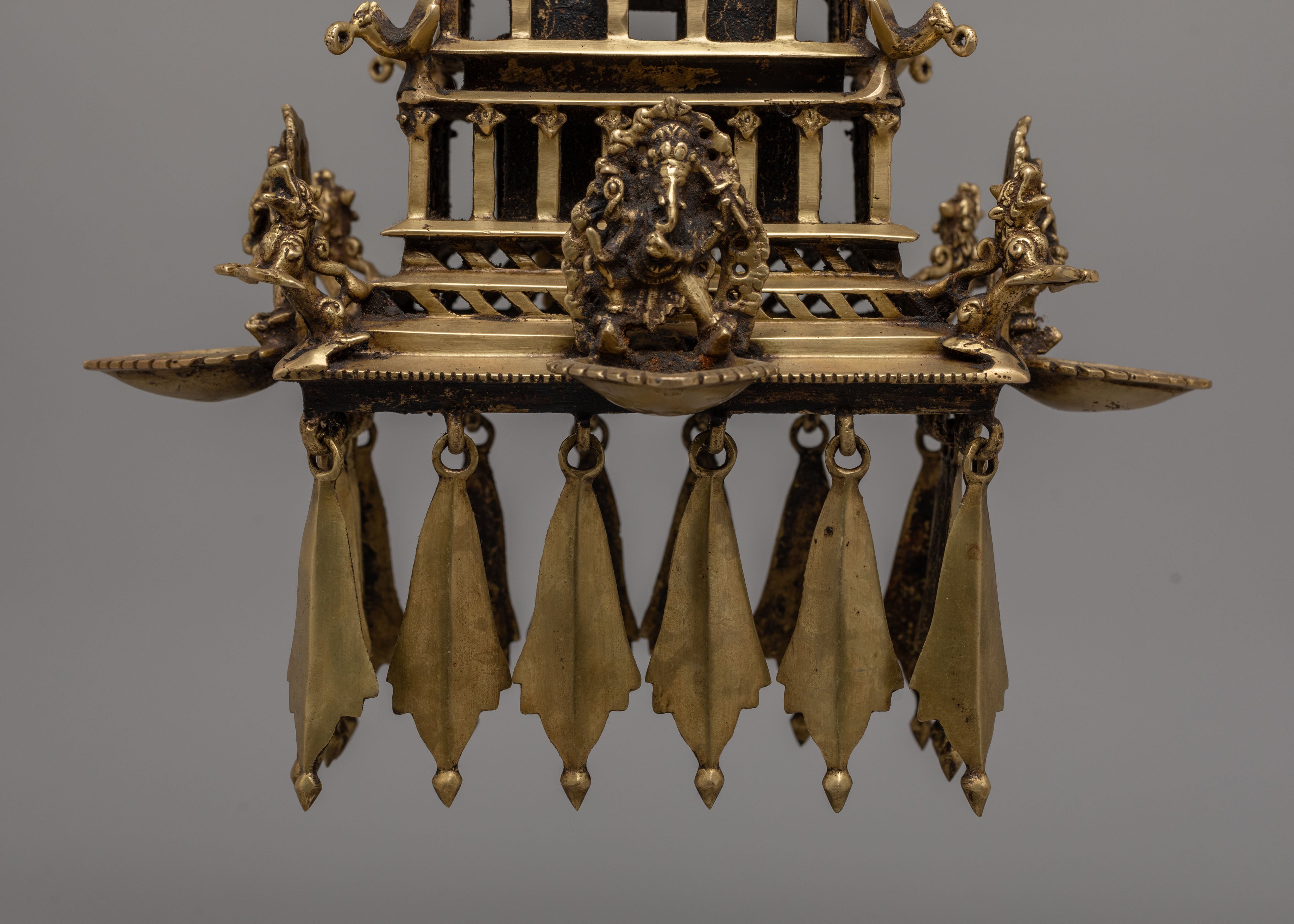 Handcrafted Hanging Stupa Dalucha | Tibetan Buddhist Decor