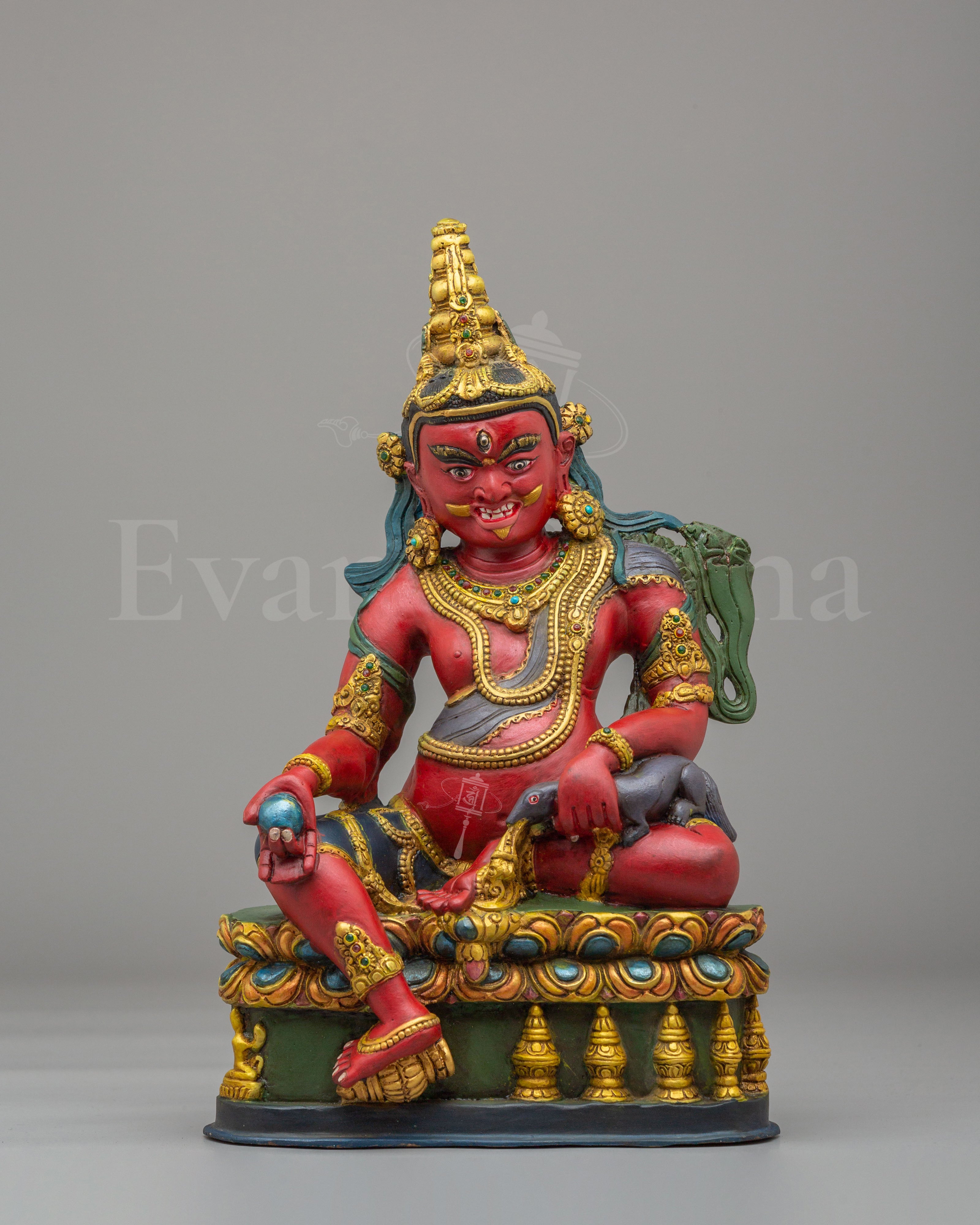 Himalayan Dzambhala Altar Deity Statue