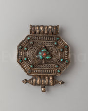 Buddhist Ghau Prayer Box Pendant