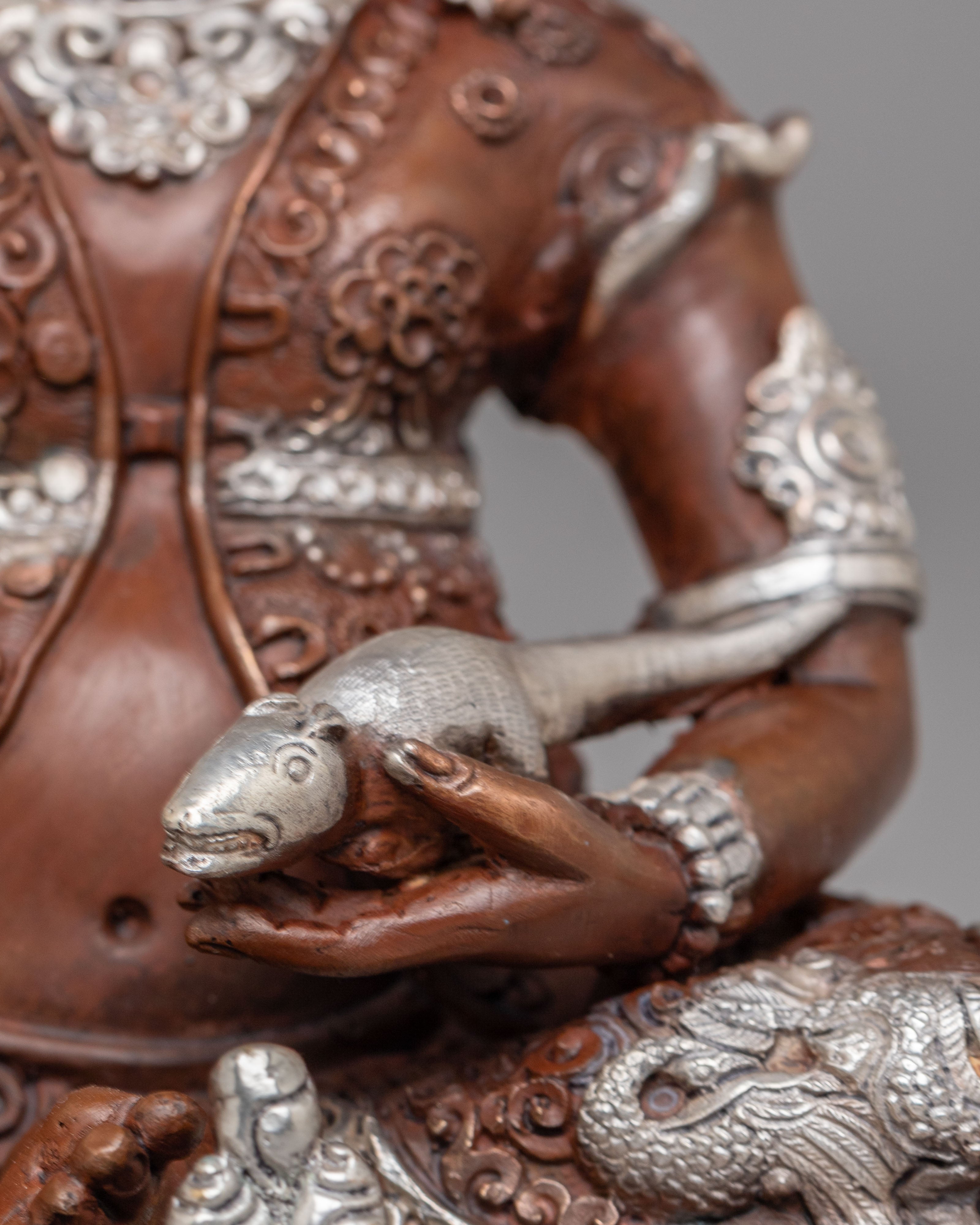 Machine Made Dzambhala Figurine | Ideal for Rituals and Meditation