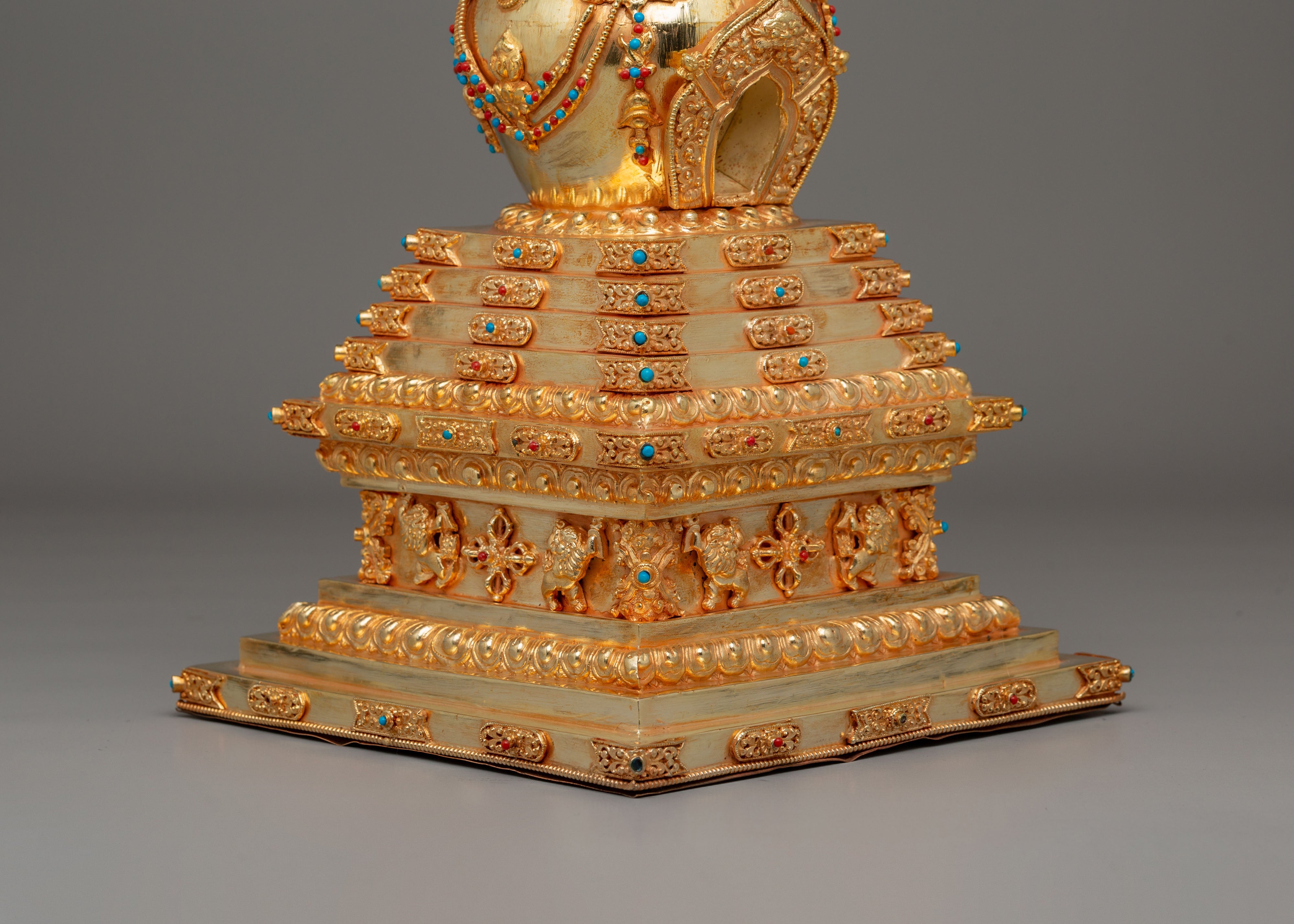 Tibetan Enlightenment Stupa | Handcrafted Buddhist Shrine
