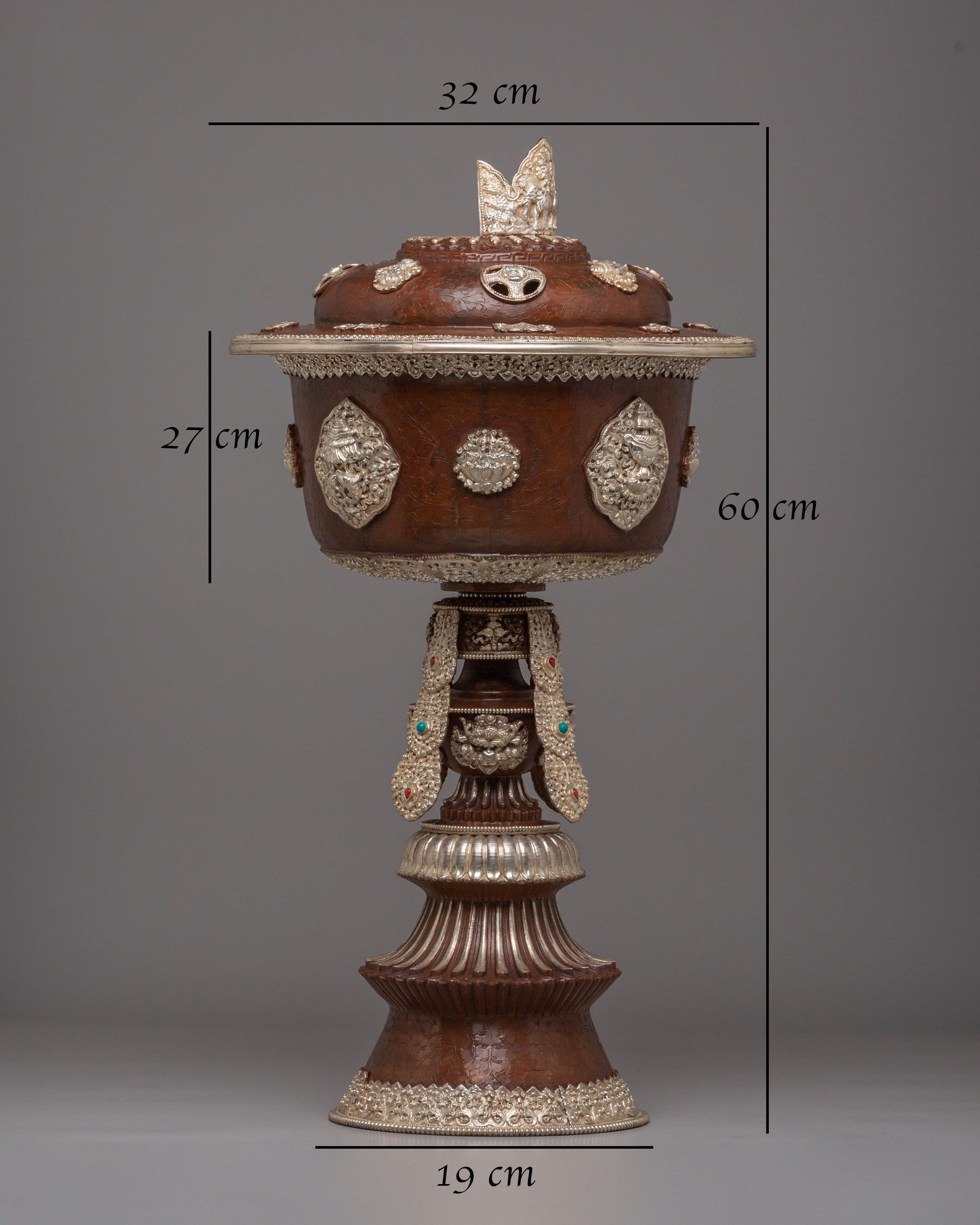 Sacred Tibetan Light Butter Lamp | Handmade Spiritual Decor