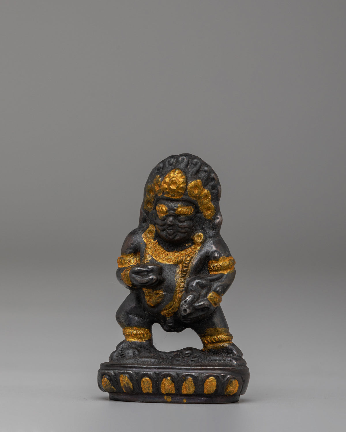 Tibetan Buddhist Black Dzambhala | Wealth Deity for Prosperity