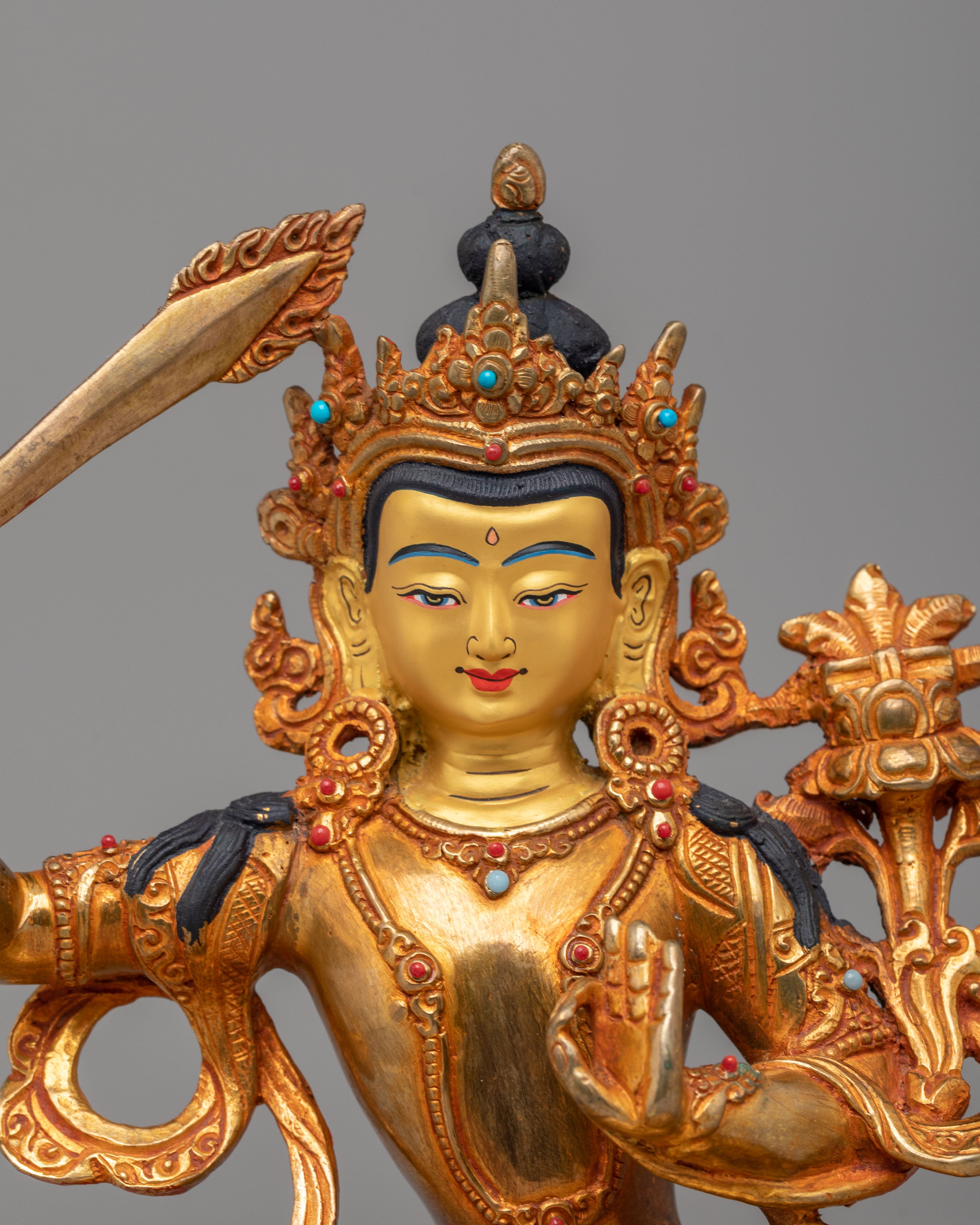 Manjushri Statue For Buddhist Devotion | The Wisdom Bodhisattva