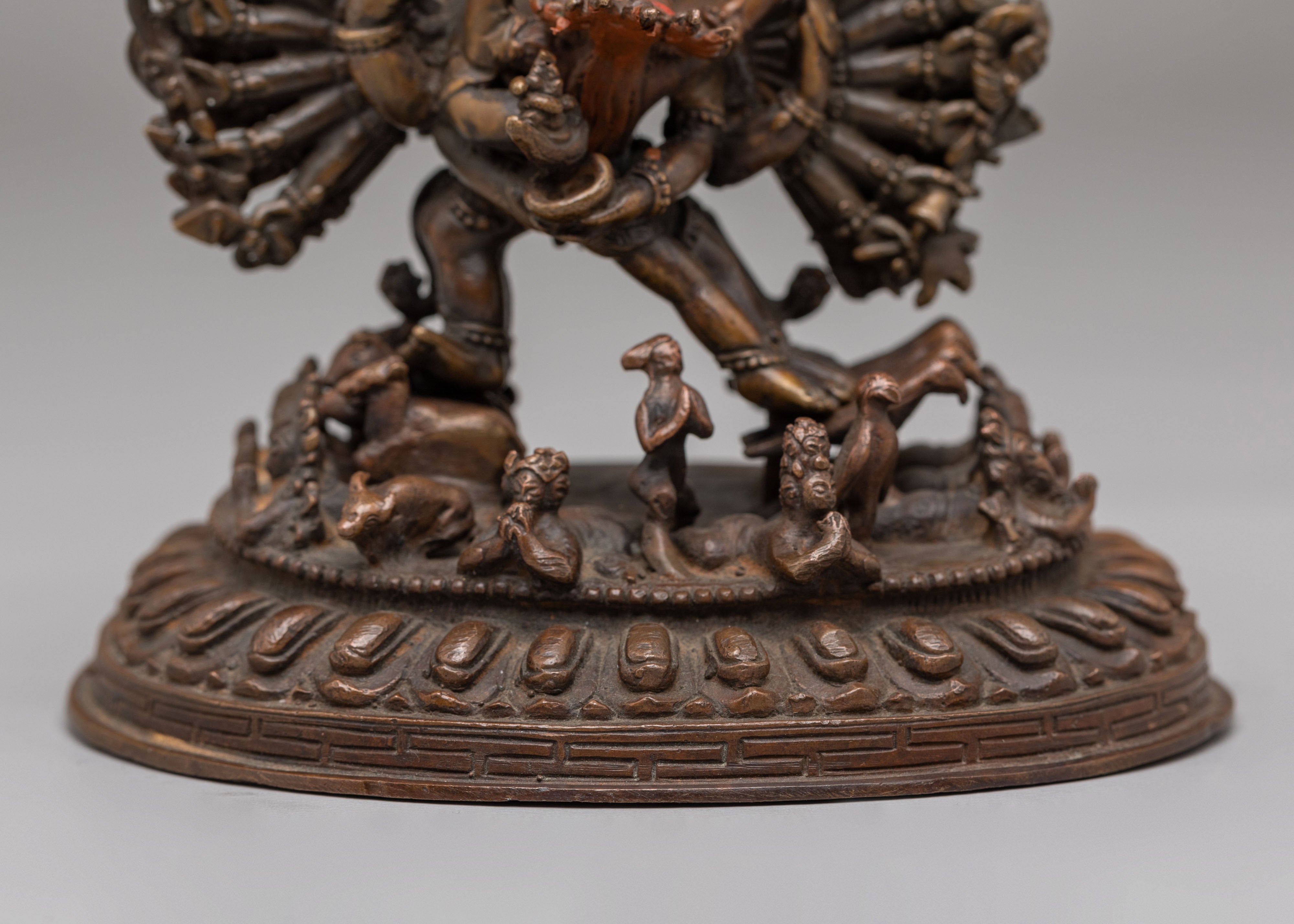 Sacred Yamantaka Statue | Wrathful Protector Deity