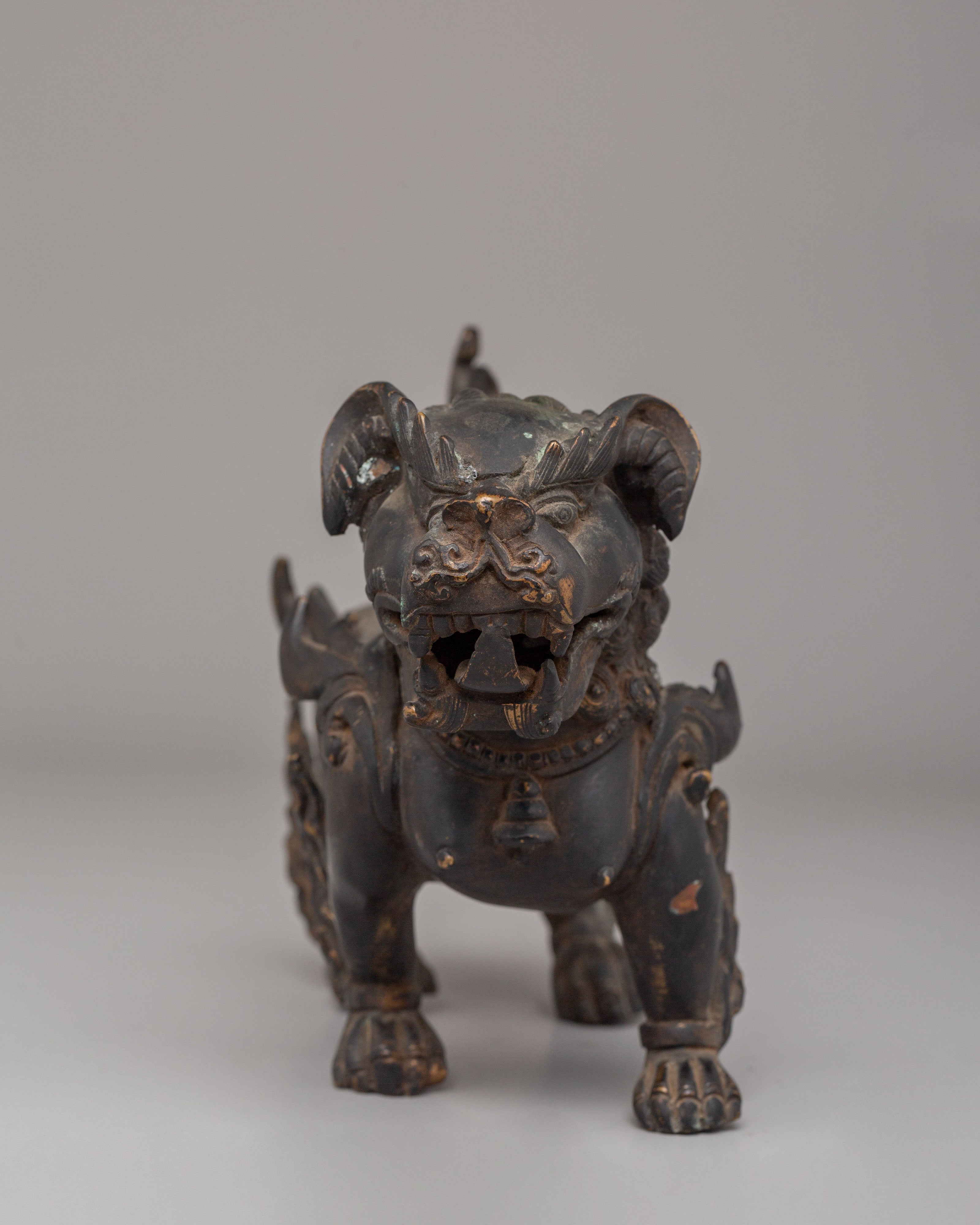 Buddhist Guardian Lion Pair | Symbol of Strength & Protection