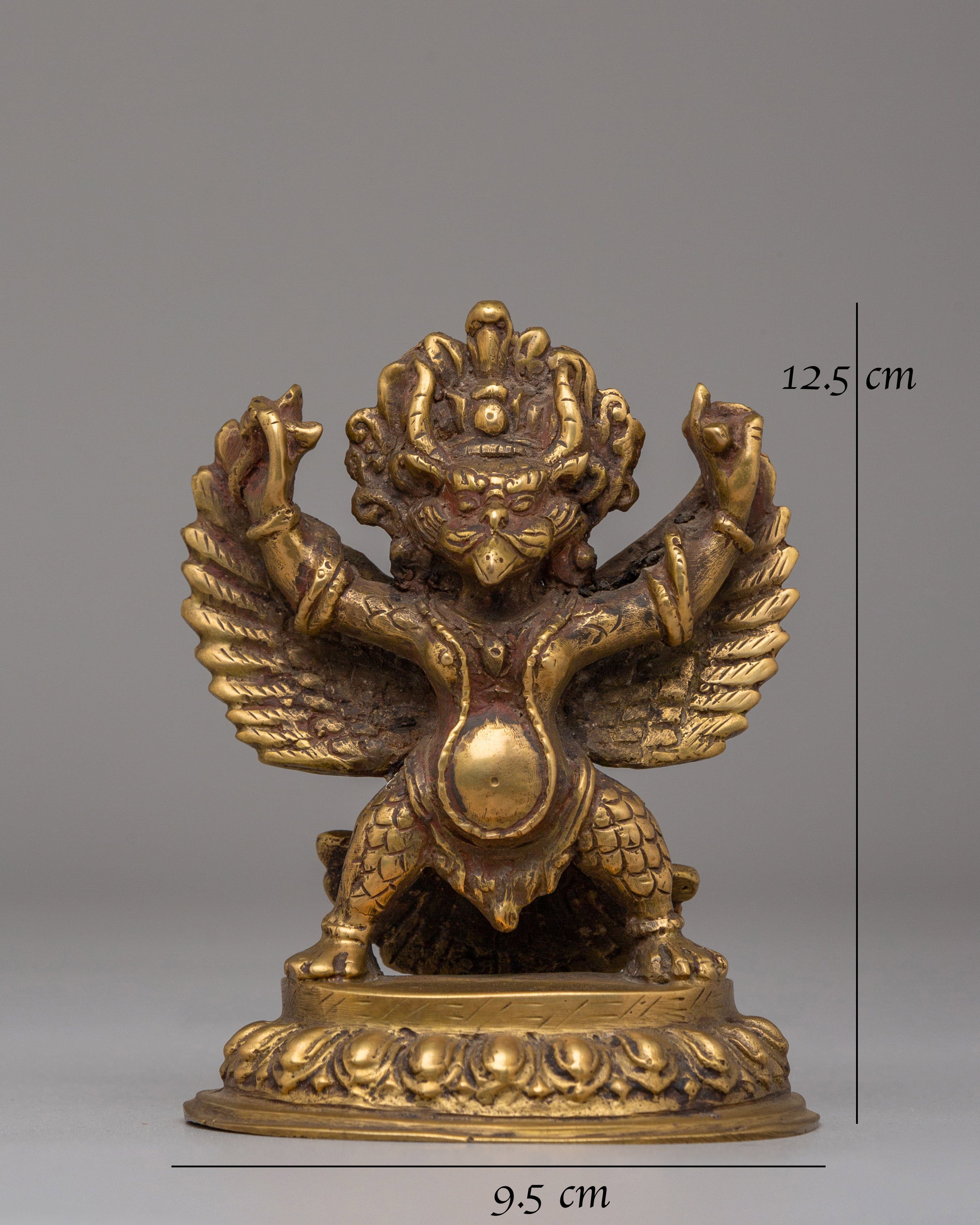 Himalayan Garuda Statue for Shrine | Handcrafted Spiritual Decor