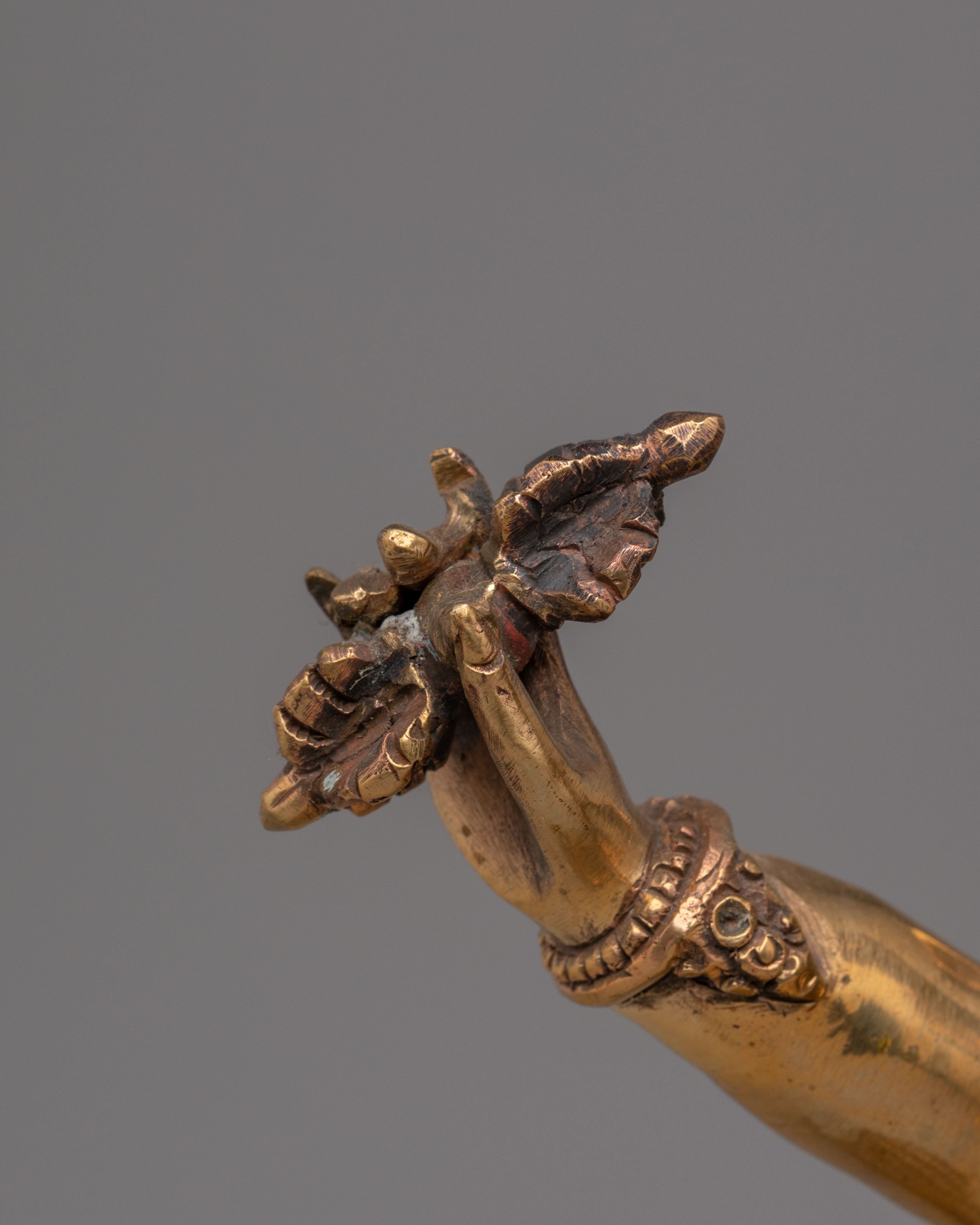 Handcrafted Vajrapani Deity Statue | Tibetan Protector Deity Sculpture