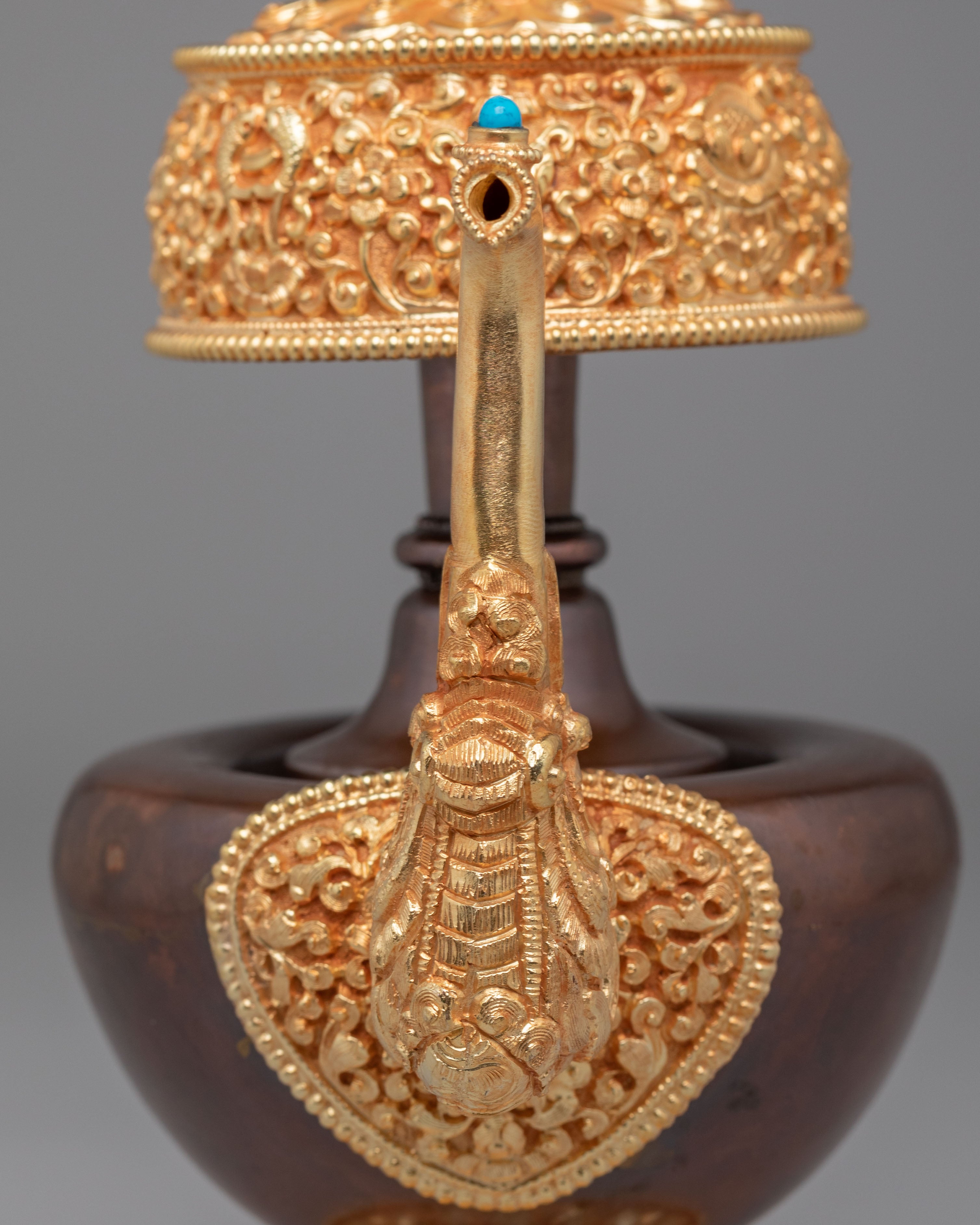 Handcrafted Tibetan Bhumba Offering Set | Ritual Water Vessels for Sacred Offerings