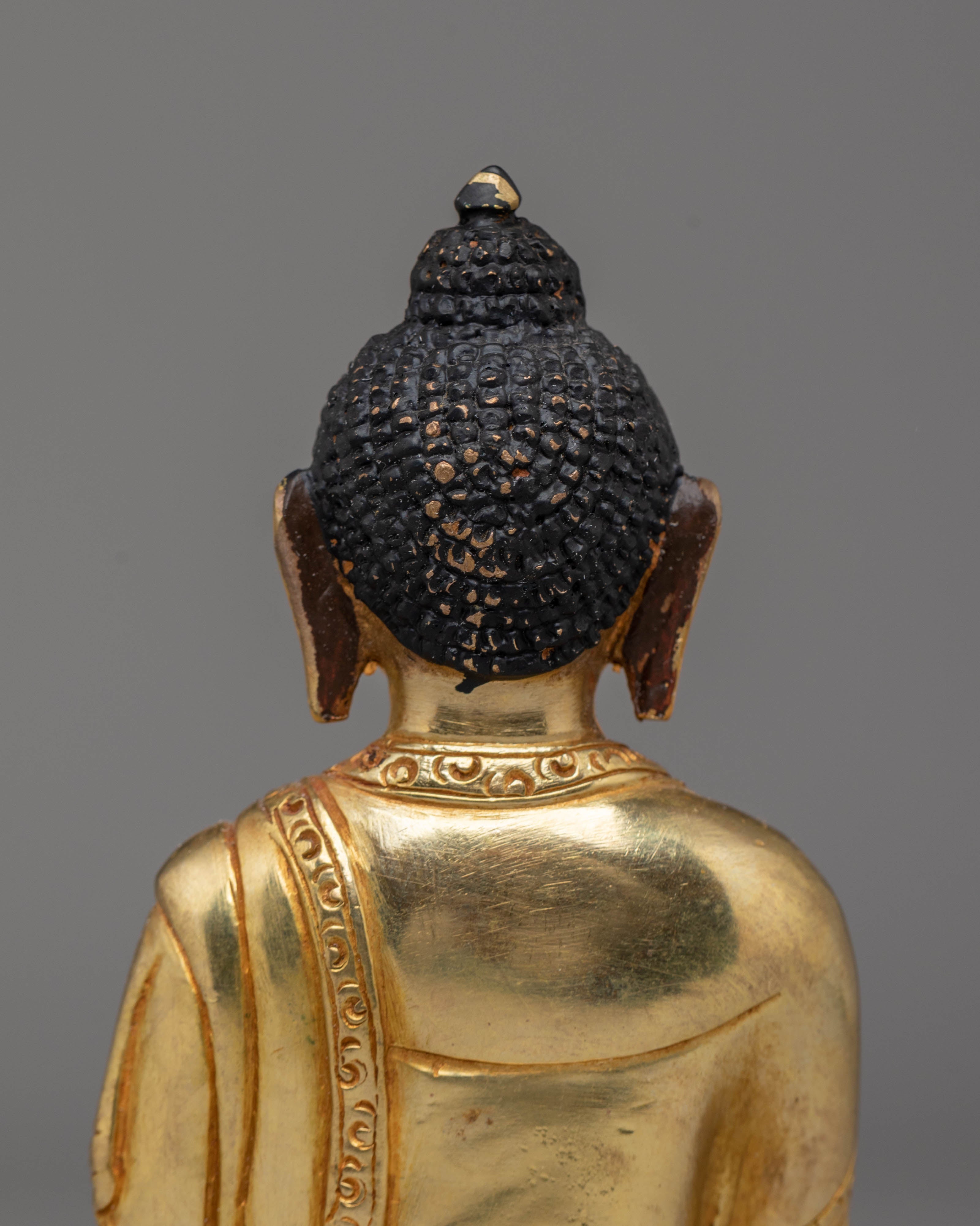 Handcrafted Ratnasambhava Copper Sculpture | Tibetan Copper Statue