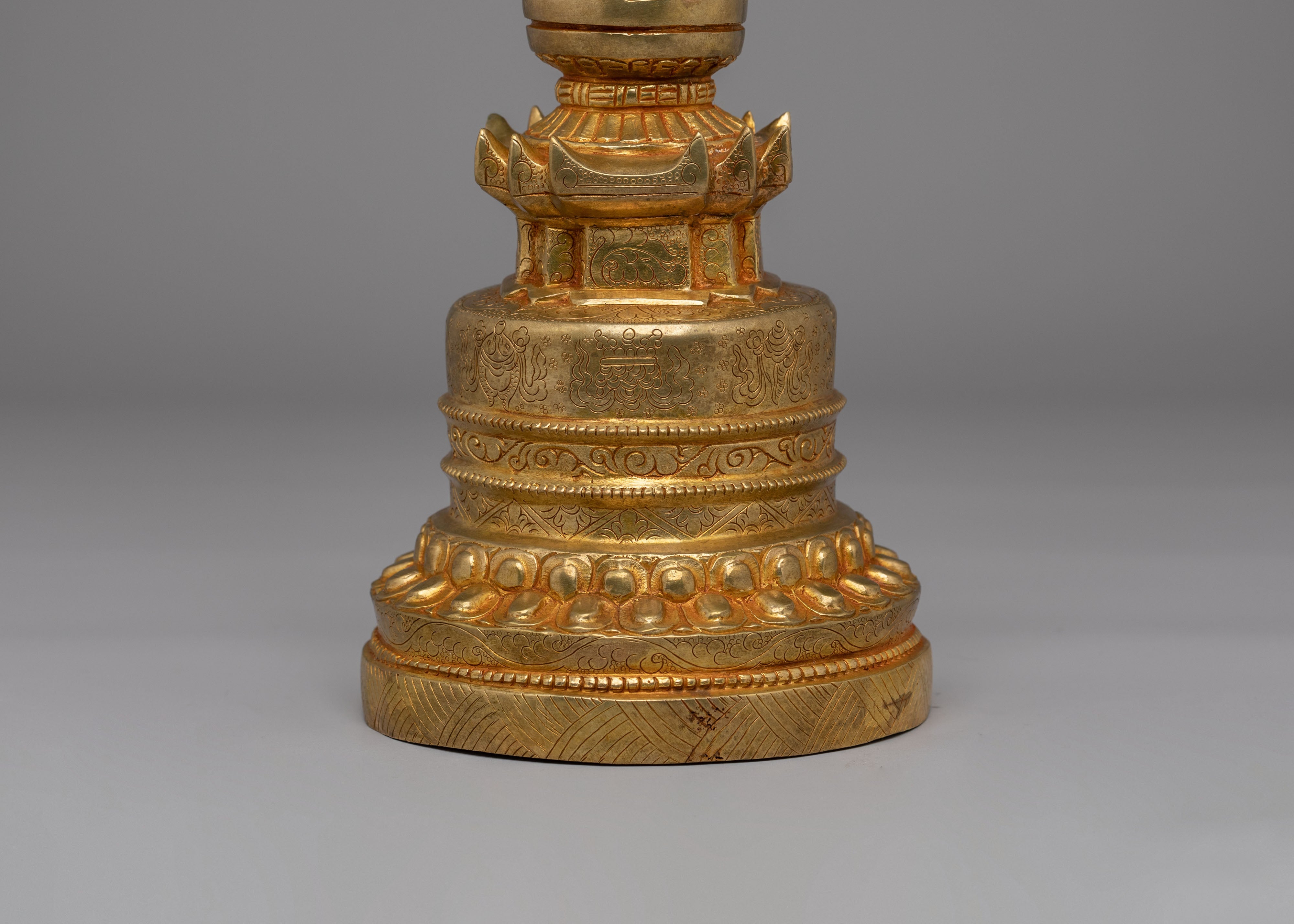 Handmade Tibetan Kadampa Stupa | Tibetan Buddhist Enlightenment Monument