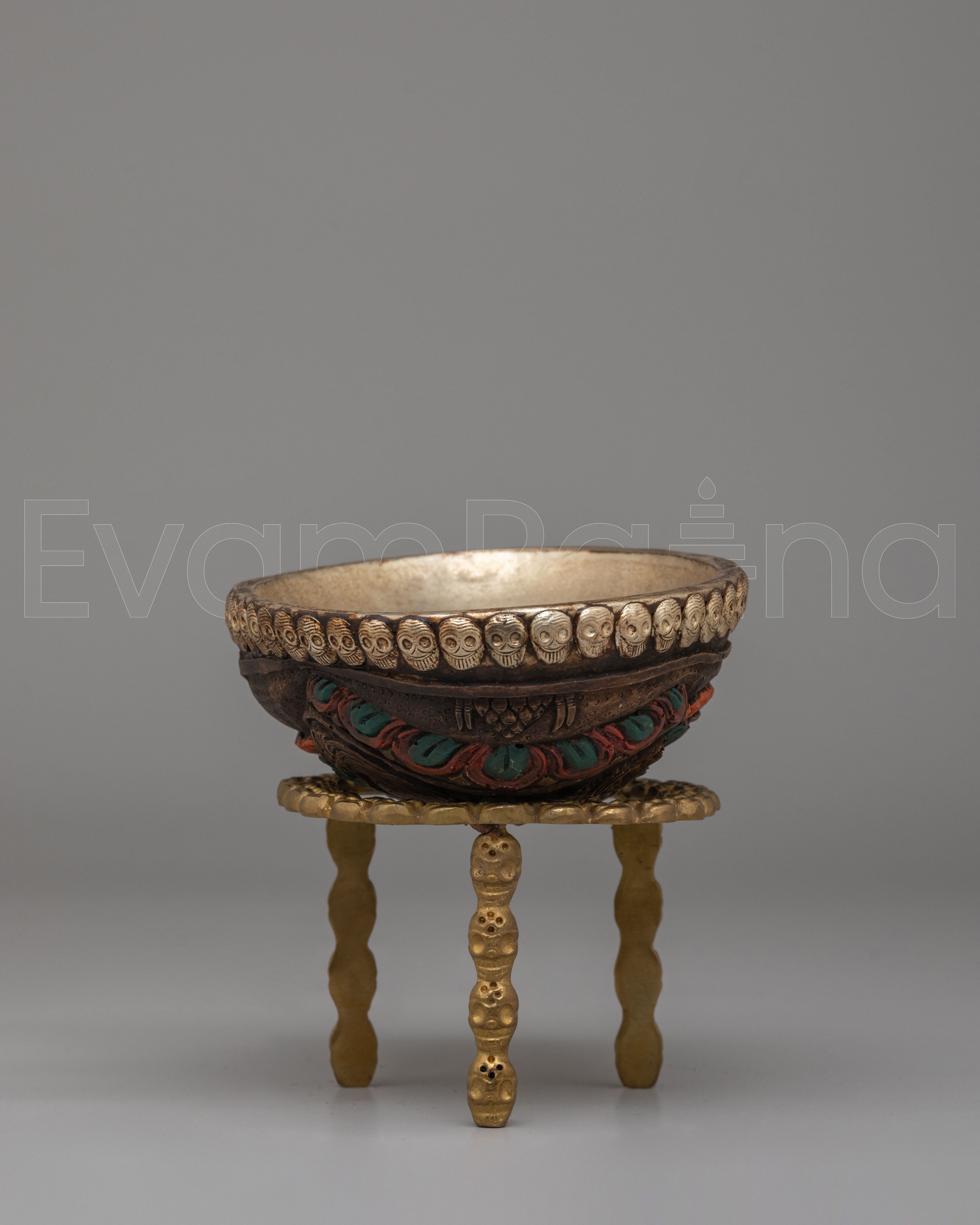 Handmade Kapala With Stand  