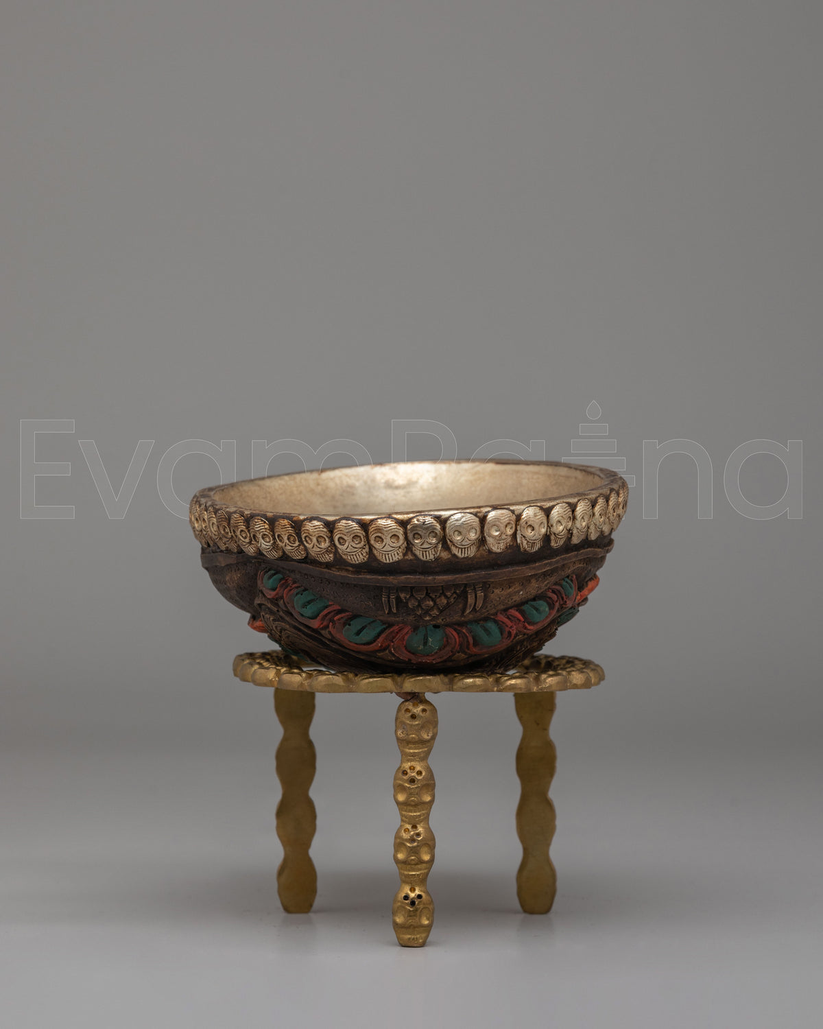 Handmade Kapala With Stand  