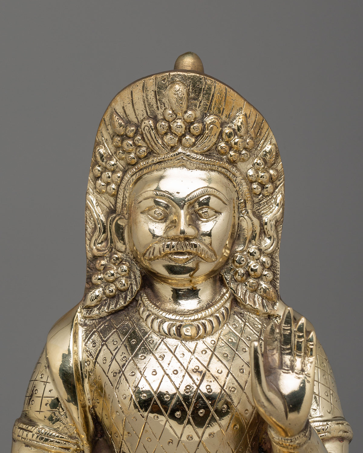 Traditional Bhimsen Statue | Handcrafted Himalayan Artwork