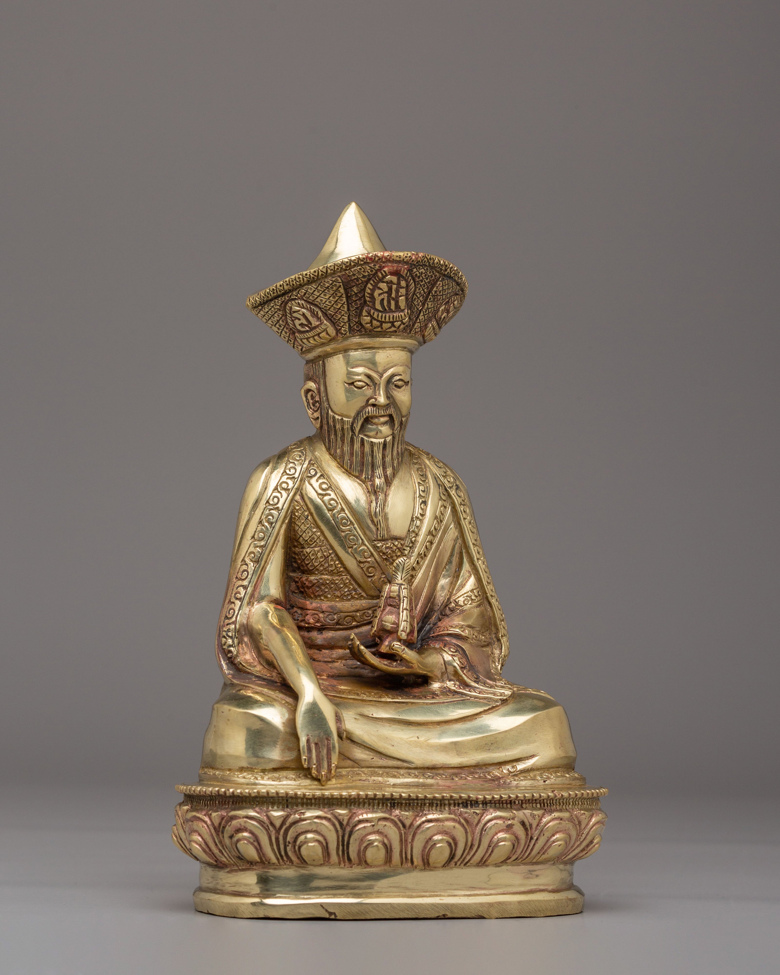 Handcrafted Sacred Guru Shapdum Statue | Spiritual Buddhist Art