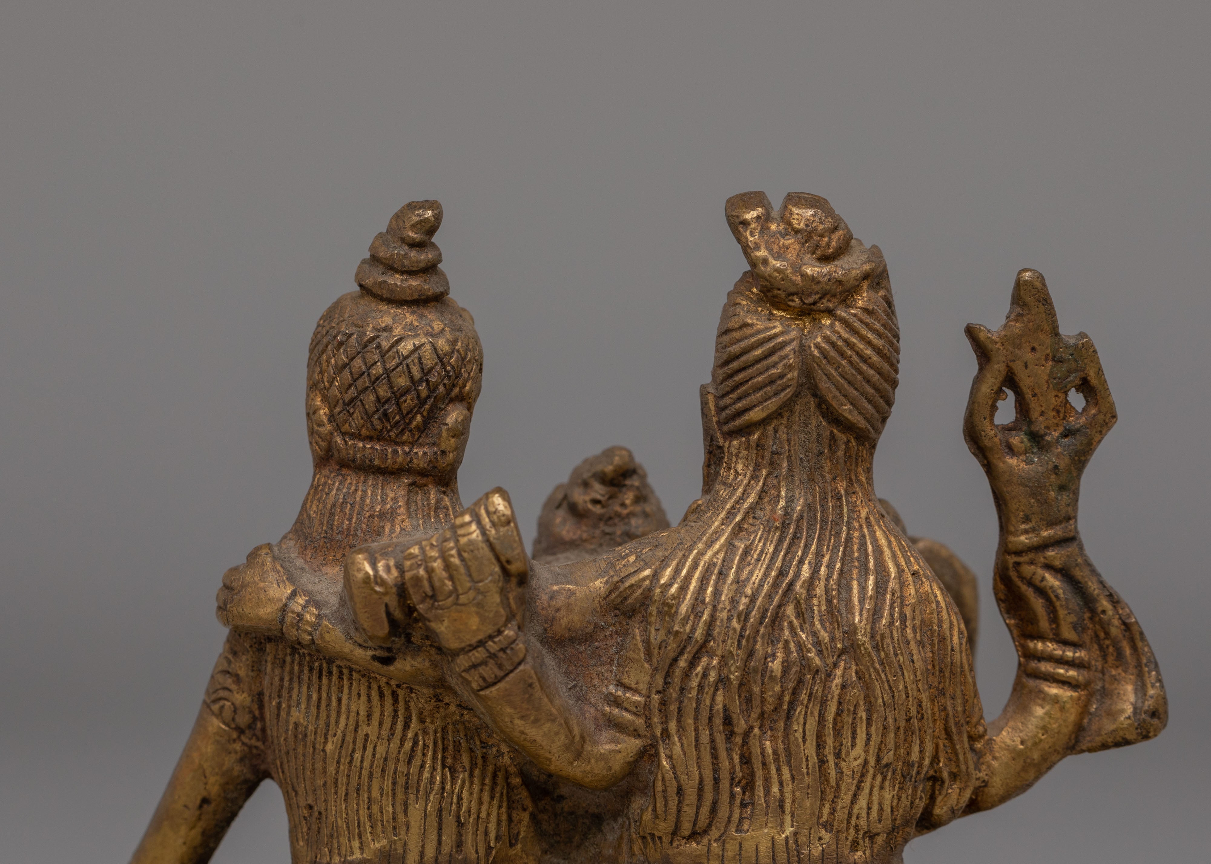 Handcrafted Shiva Family Statue | Lord Shiva Family Statue