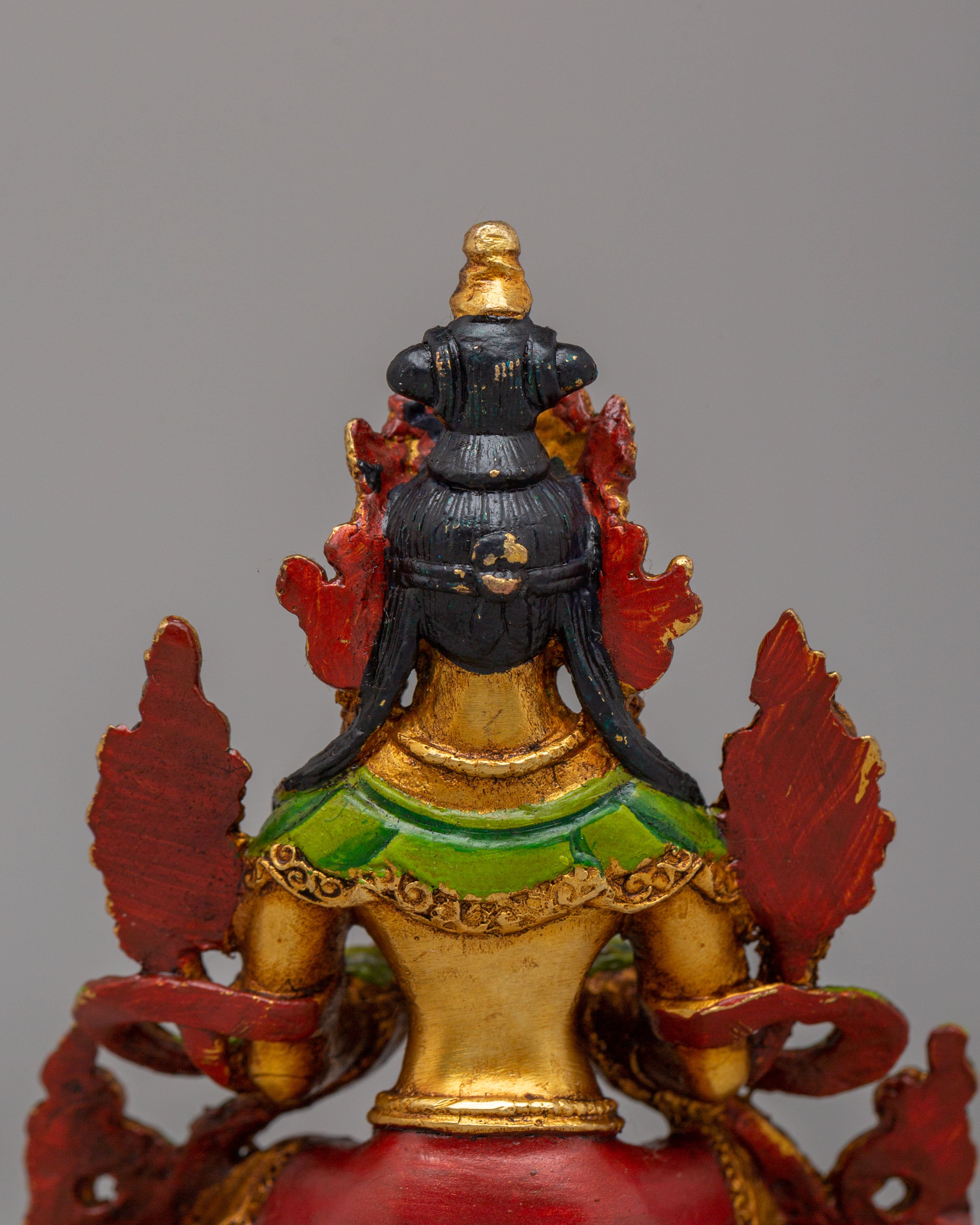 Spiritual Maitreya Buddha Deity Statue | Handmade Copper Sculpture with 24K Gold Plating